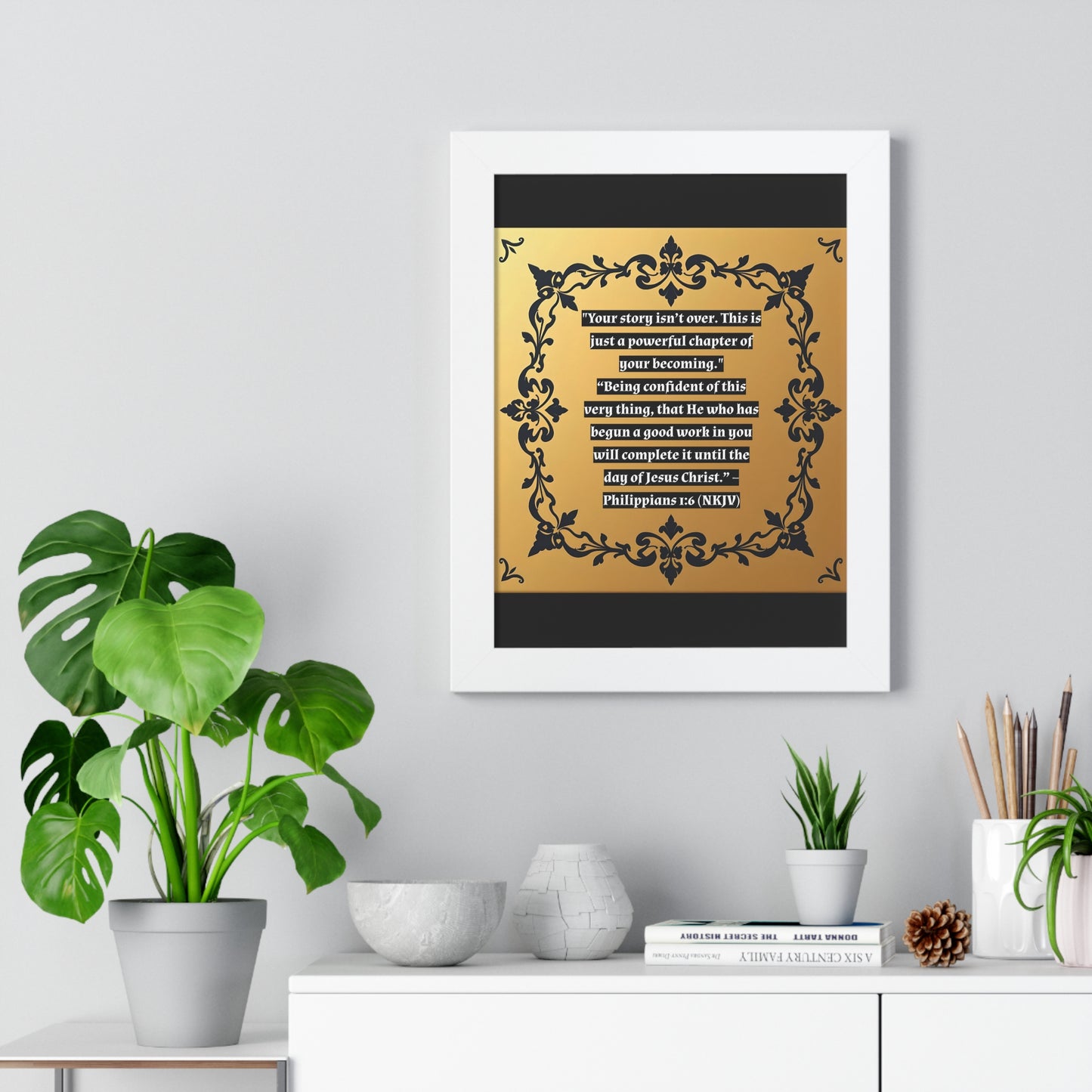 Vertical Poster - 'Your story isn't over' Wall Art