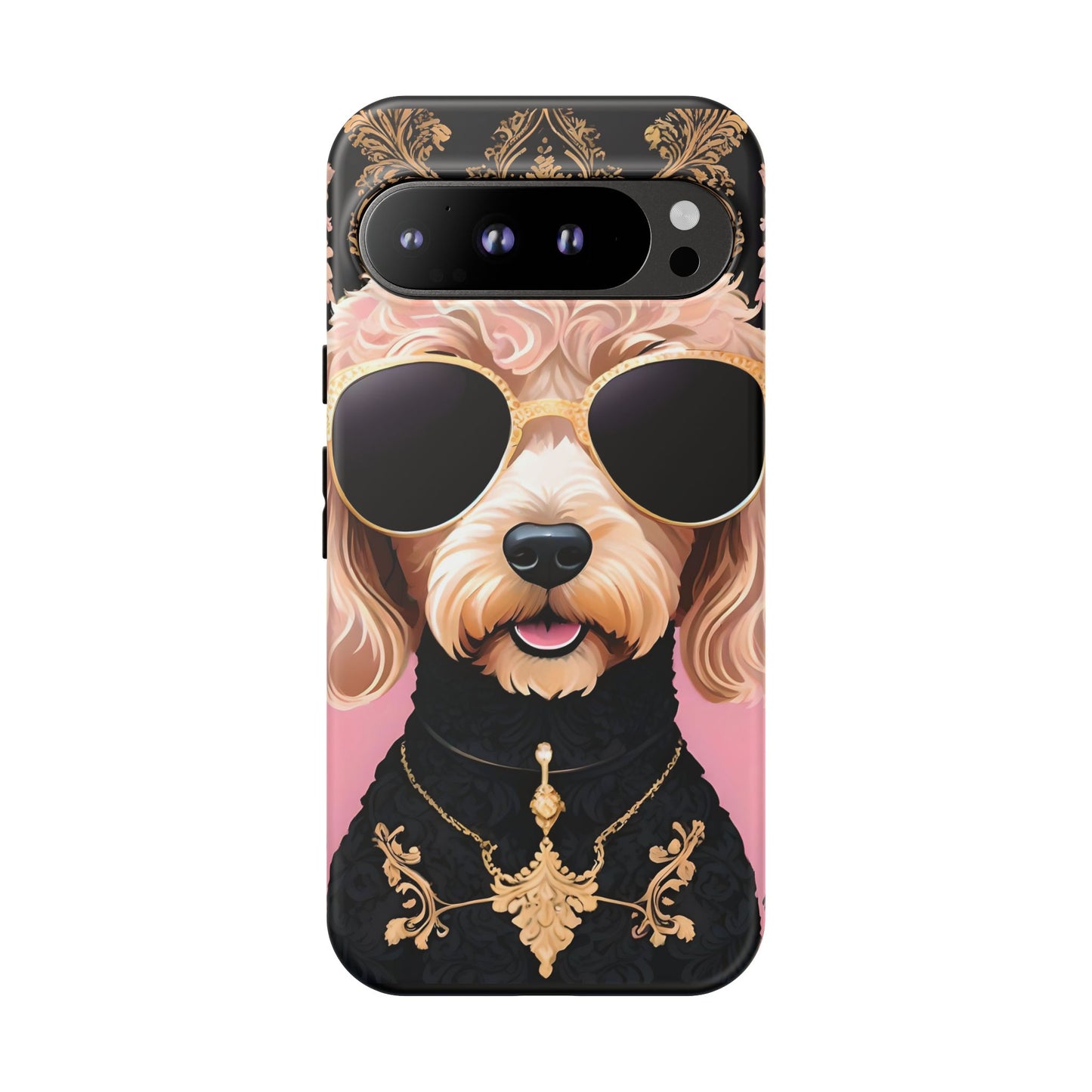 Phone Case - Golden Doodle In Sunglasses Tough Case