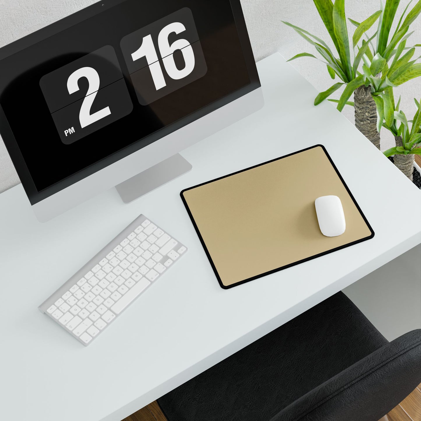 Vanilla Wheat Stylish Desk Mats for Home Office, Ergonomic Workspace Accessories, Desk Cover for Productivity, Computer Desk Pad