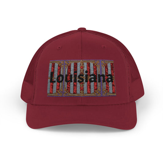 Louisiana Snapback Trucker Cap