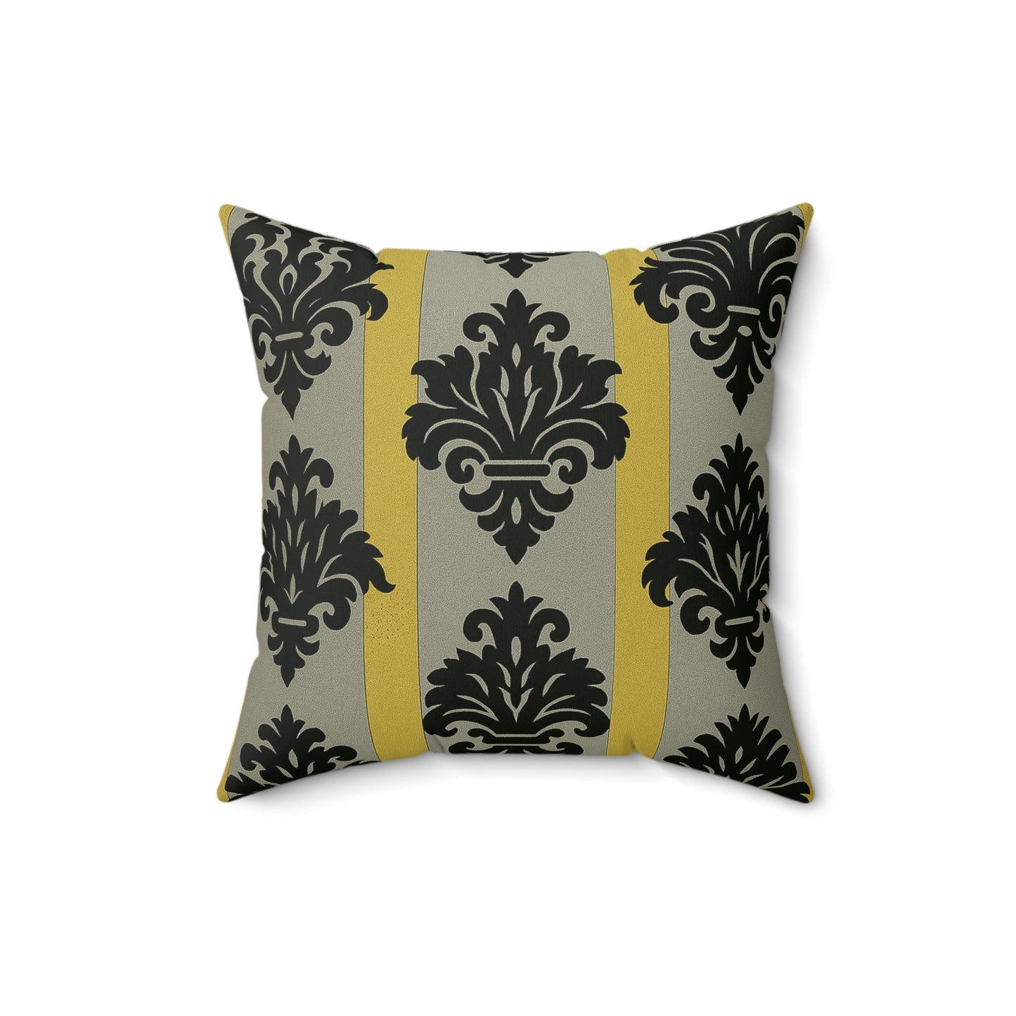 Elegant Black and Silver Baroque Pillow, Decorative Cushion, Living Room Decor, Home Accent, Gift for Housewarming, Luxury Pillow