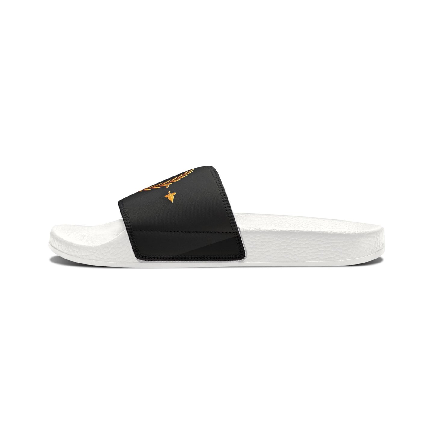Chic Women's Slide Sandals with Removable Straps | Customizable Summer Footwear, Vacation Sandals, Poolside Slip-Ons - Gold Crest