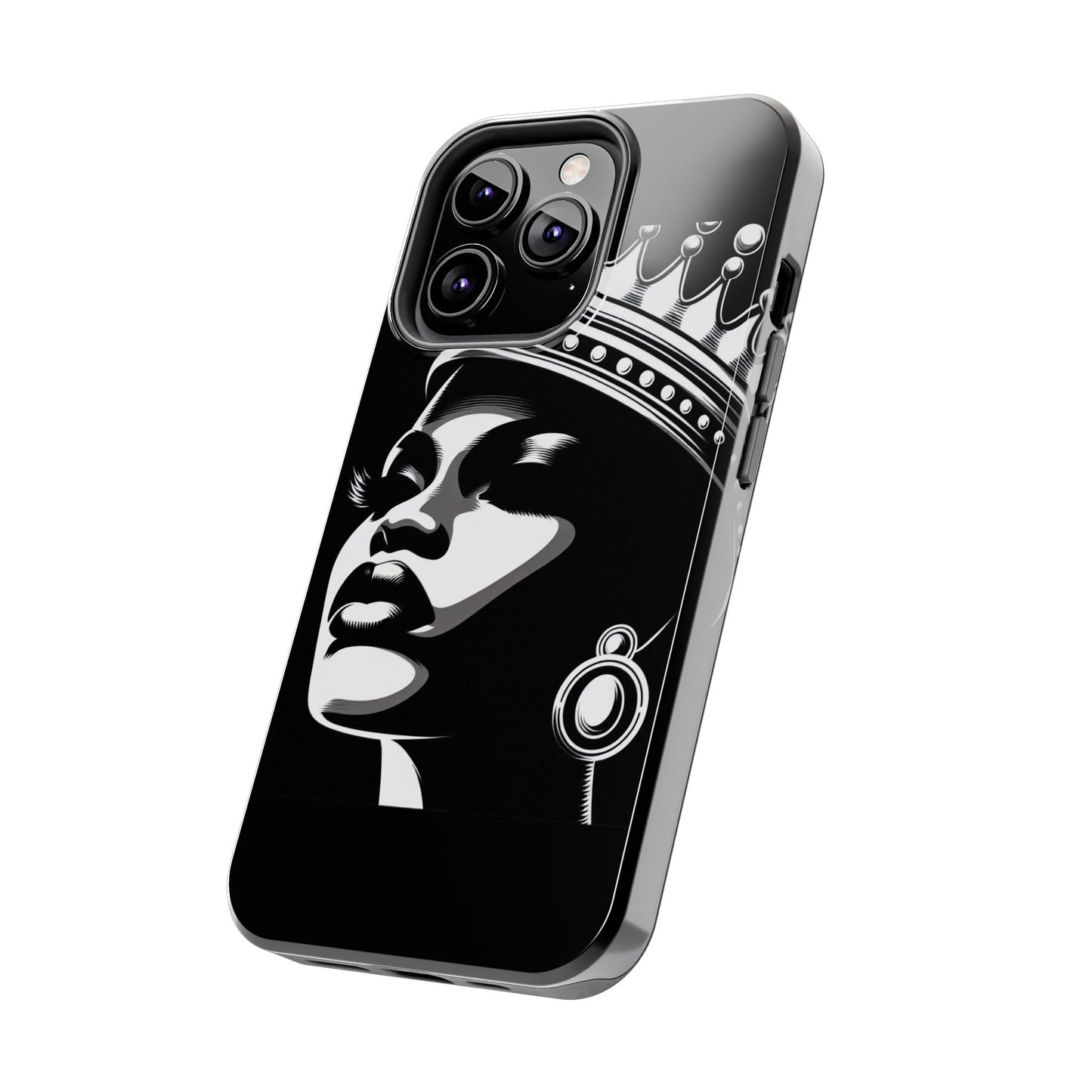 Regal Queen Tough Phone Case, Stylish Phone Cover, Gift for Her, Birthday, Empowerment, Bold Statement, Durable Phone Accessory