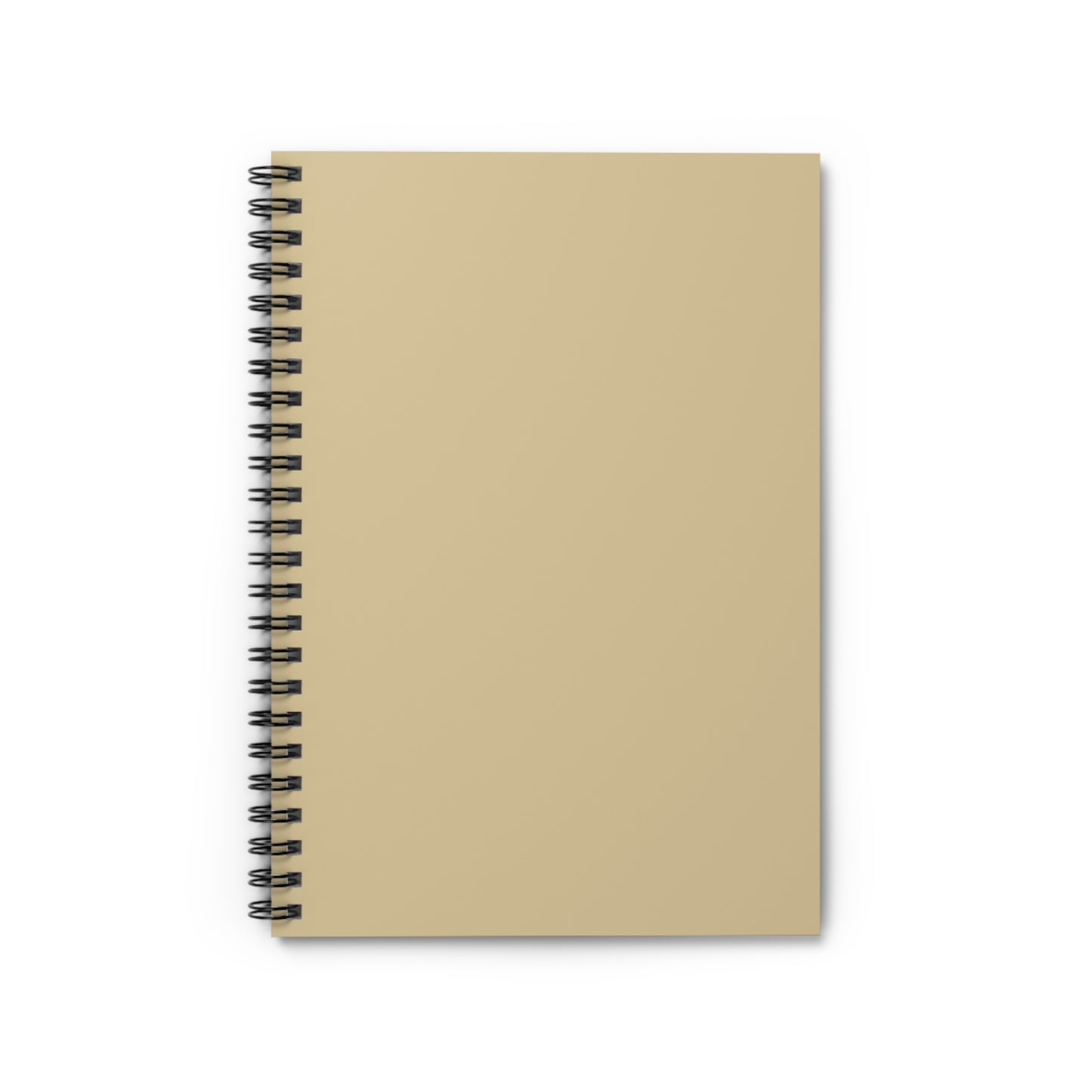 Vanilla Wheat Elegant Spiral Notebook - Ruled Line Journal for Note-Taking, Study, Doodle, Gift, School Supplies