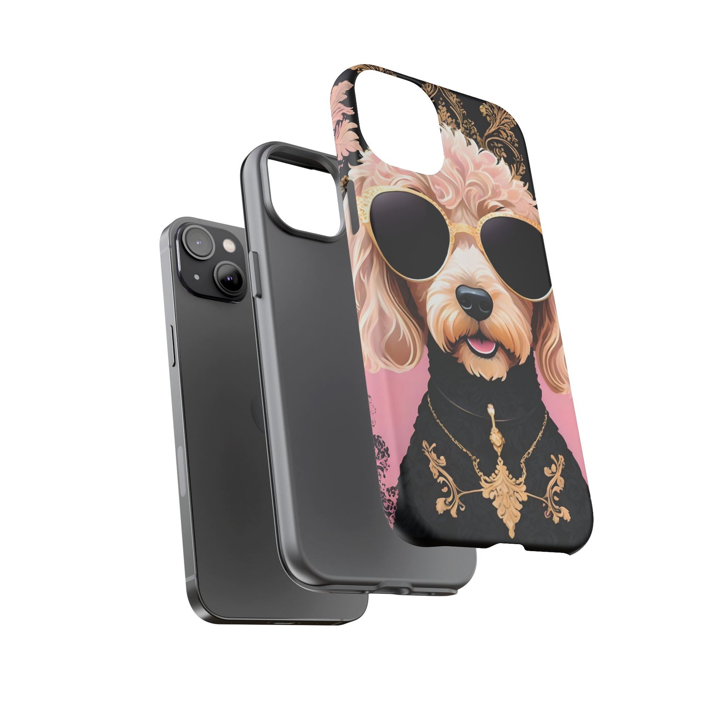 Phone Case - Golden Doodle In Sunglasses Tough Case