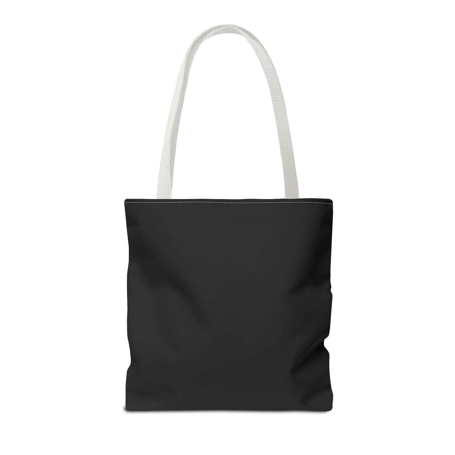 Stylish Black All-Over Print Tote Bag, Eco-Friendly Shopping Bag, Beach Tote, Gift for Her, Everyday Carryall