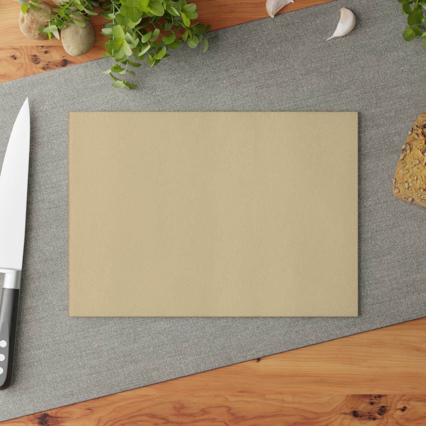 Vanilla Wheat Elegant Glass Cutting Board for Kitchen, Unique Gift for Home Chefs, Kitchen Decor, Wedding or Housewarming Gift, Personalized Cooking