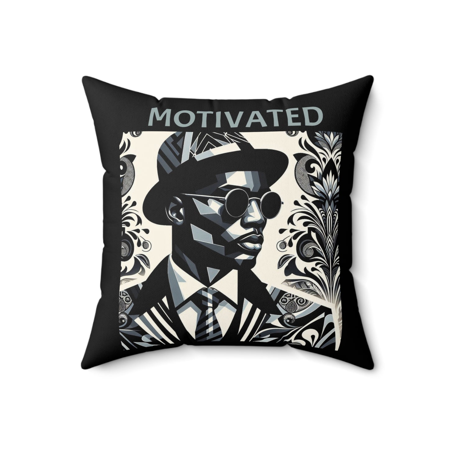 Motivational & Blessed Spun Polyester Square Pillow | Home Decor, Inspirational Gift, Modern Art, Sofa Cushion, Housewarming Decor
