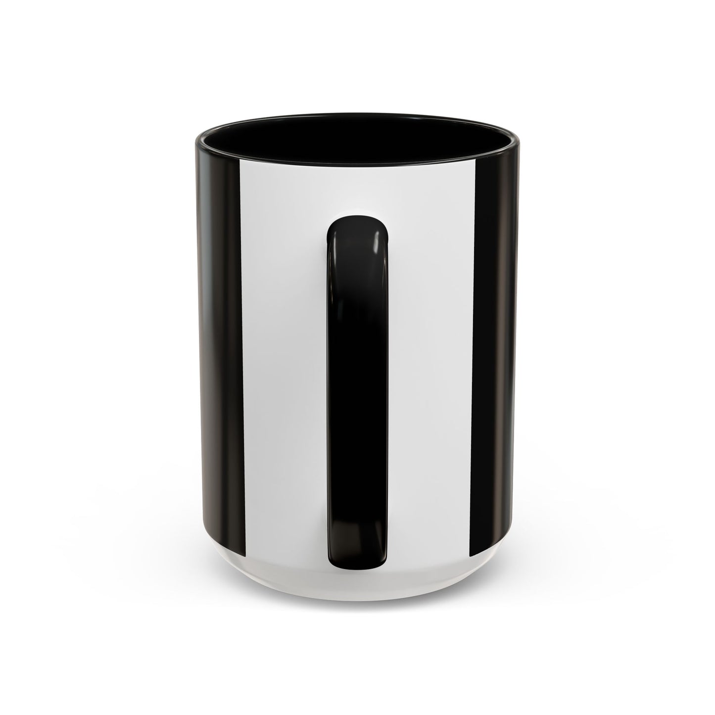 Stylish Black Accent Coffee Mug for Home or Office | Perfect Gift for Coffee Lovers, Unique Black Mug, Customizable Drinkware