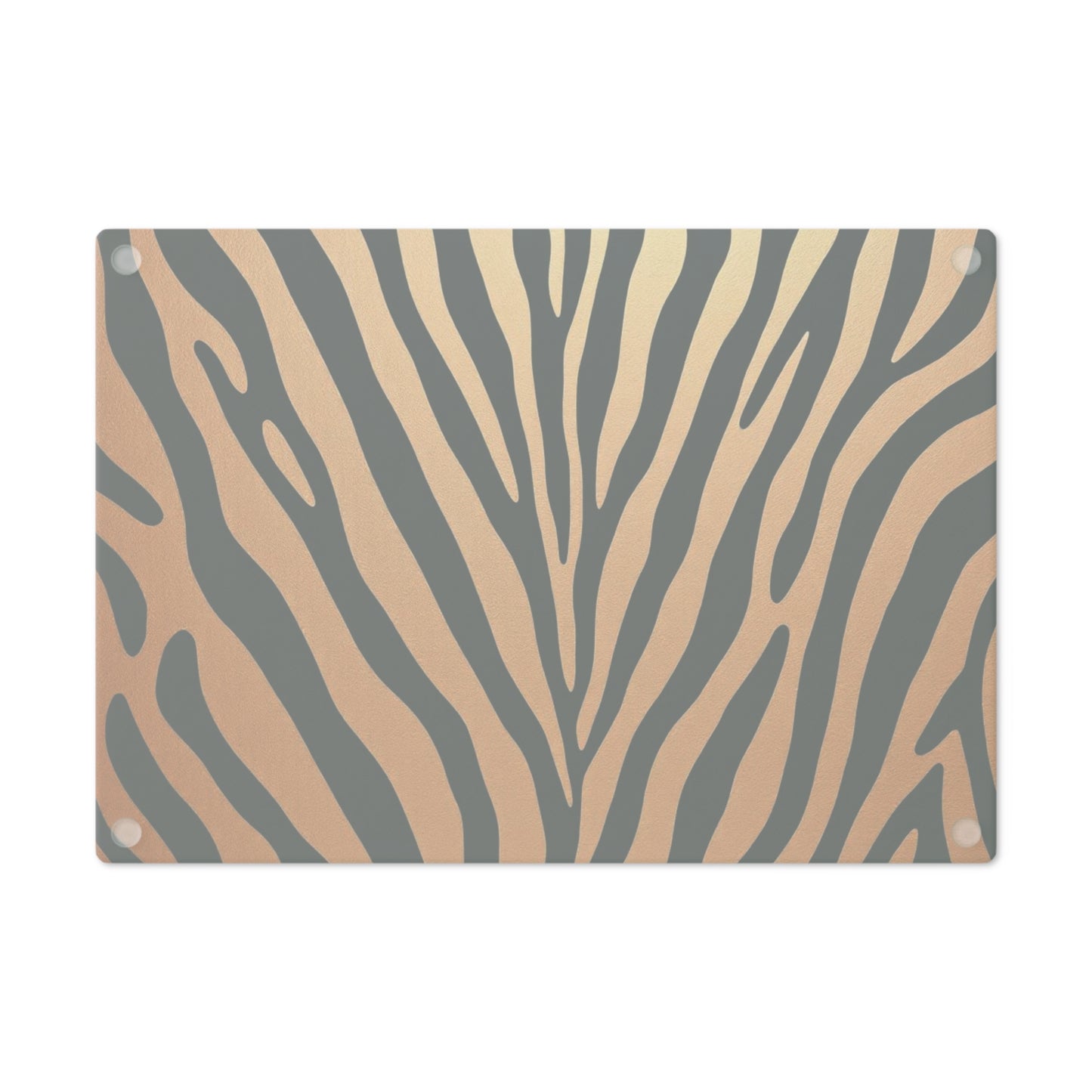 Elegant Zebra Print Cutting Board - Stylish Kitchen Essential