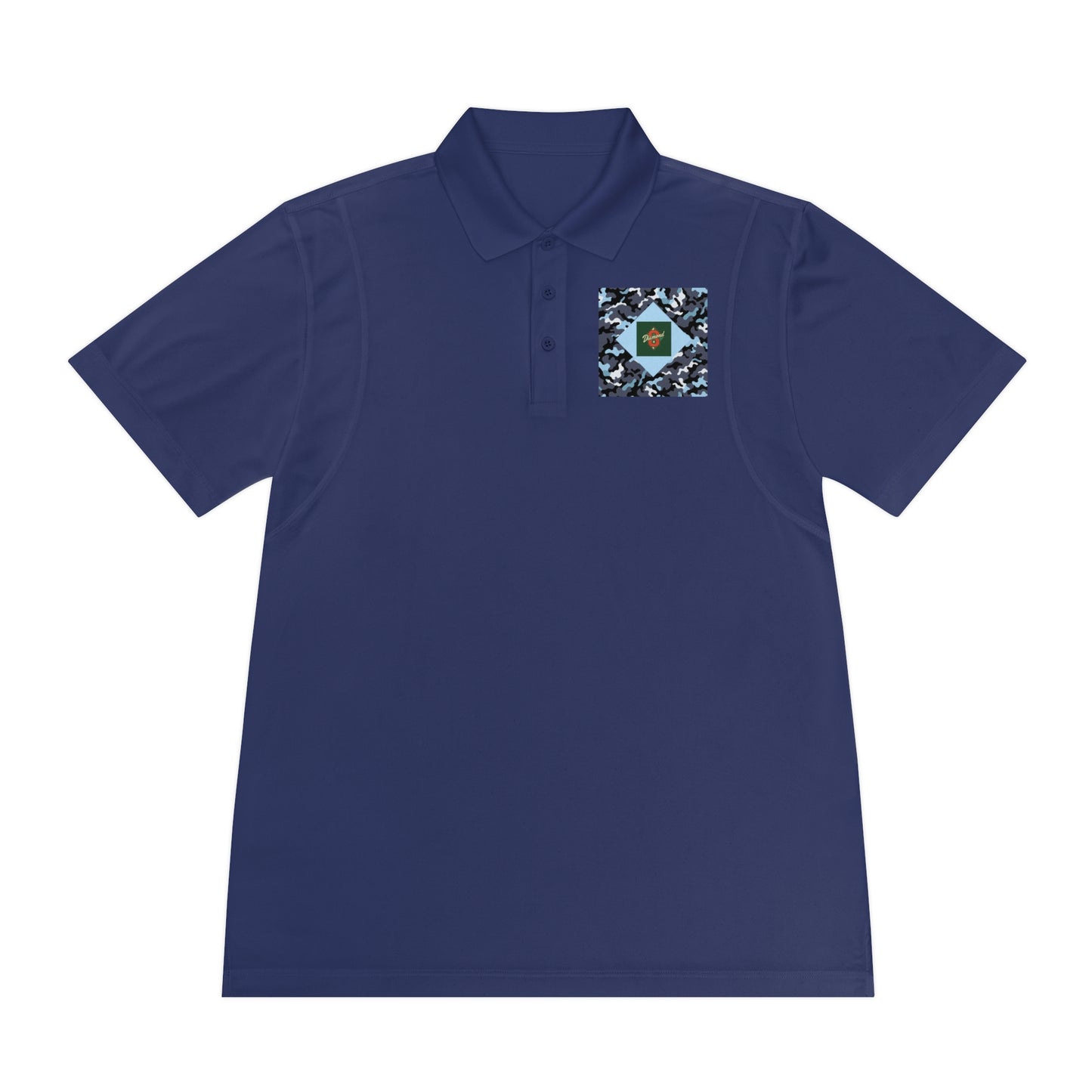 Men's Sport Polo Shirt - Camo & Diamond 8
