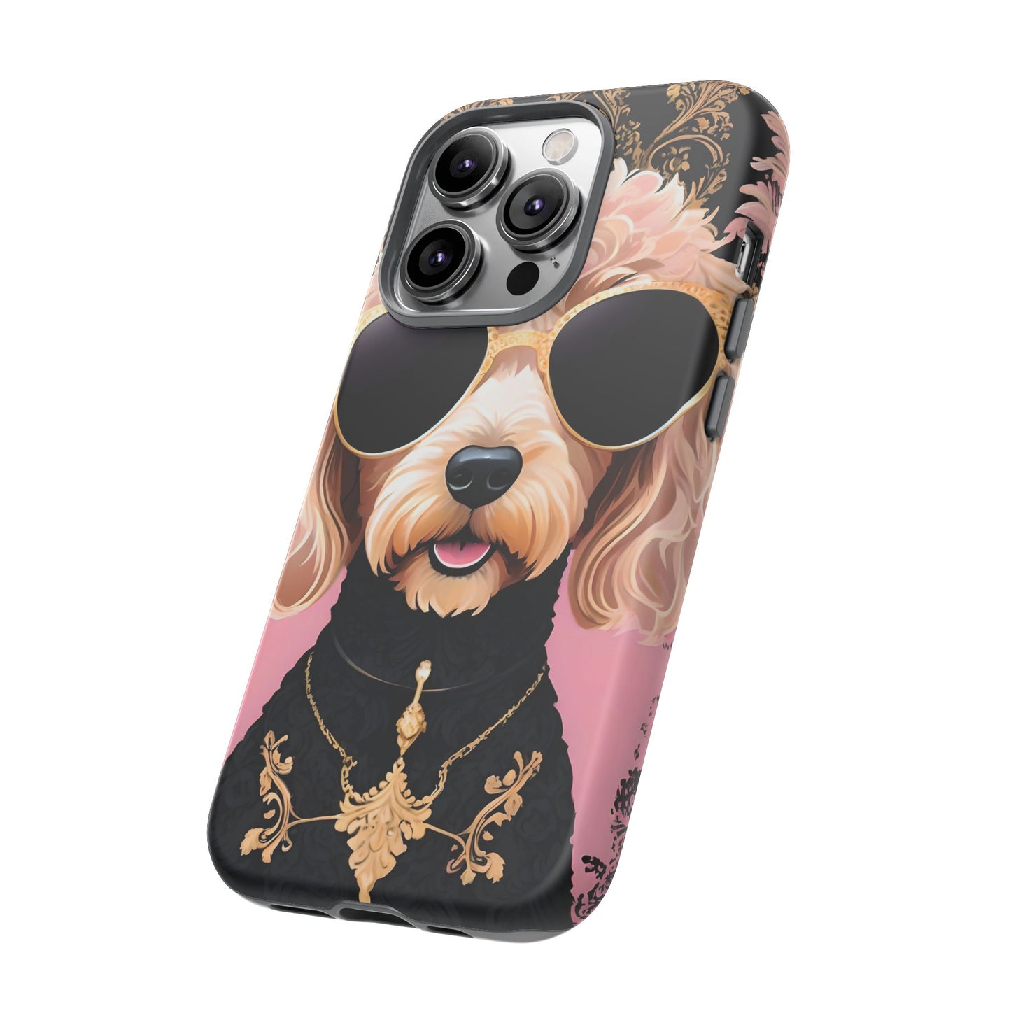 Phone Case - Golden Doodle In Sunglasses Tough Case