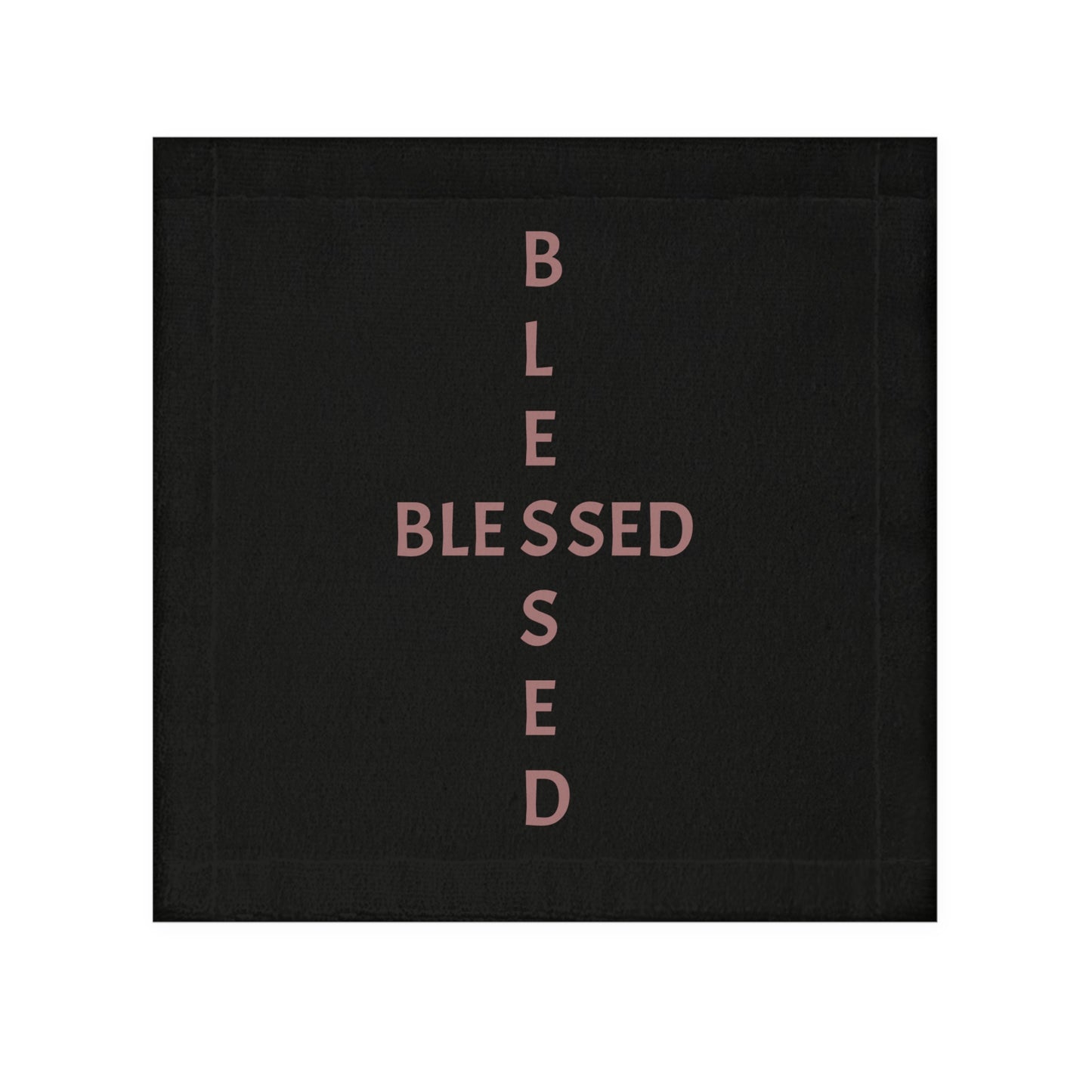 Blessed Face Towel - Inspirational Home Decor, Religious Gift, Soft Cotton Cloth, Perfect for Bath or Kitchen, Ideal for Gift Giving