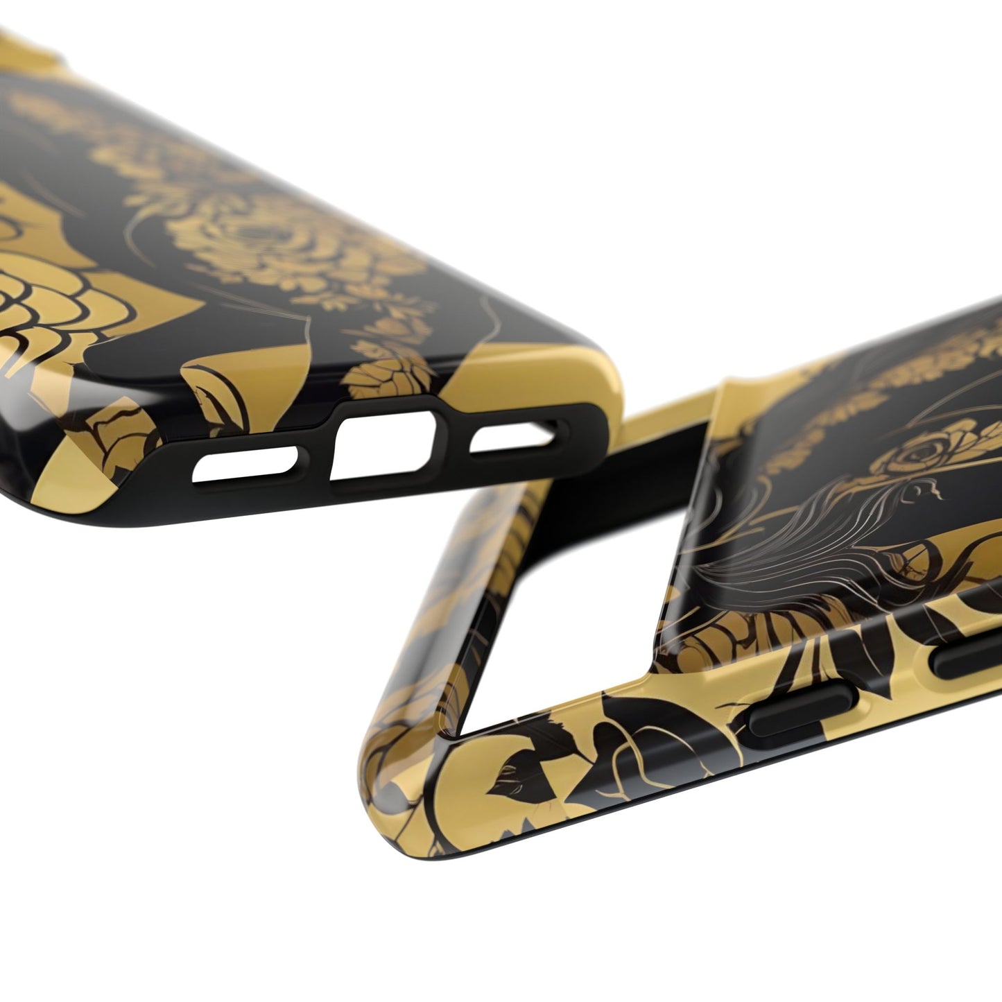 Phone Case - Elegant Horse & Roses Design