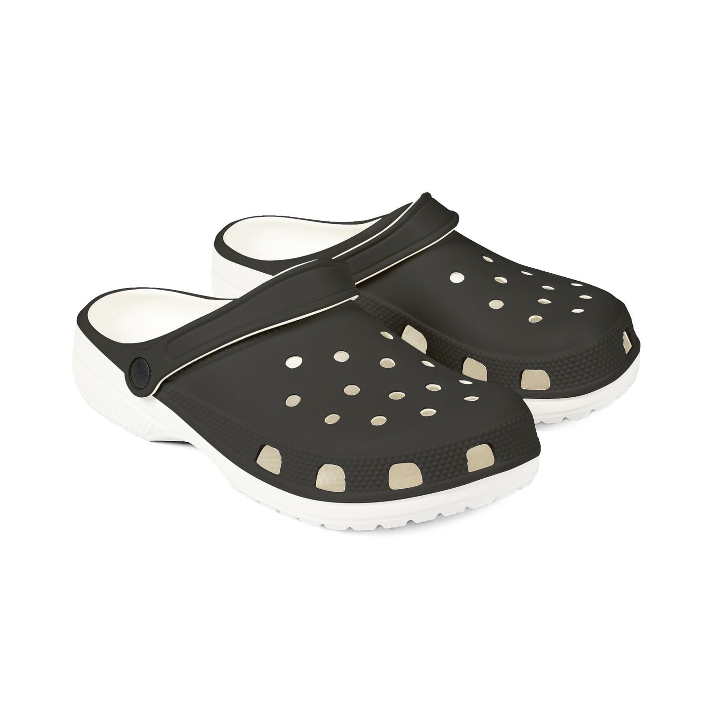 Comfy Black EVA Foam Slippers for Everyday Wear, Casual Slip-Ons, Durable Garden Shoes, Perfect for Summer, Beach Days, Relaxation
