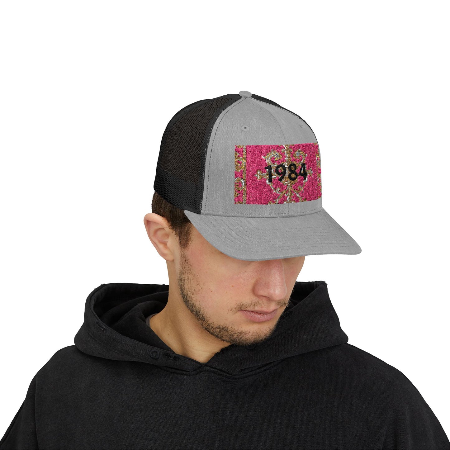 Vibrant 1984 Snapback Trucker Cap, Retro Cap for Summer, Trendy Baseball Hat, Fashionable Gift, Perfect for Festivals