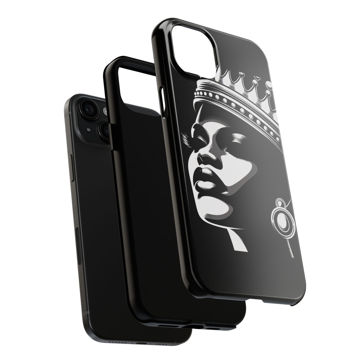Regal Queen Tough Phone Case, Stylish Phone Cover, Gift for Her, Birthday, Empowerment, Bold Statement, Durable Phone Accessory