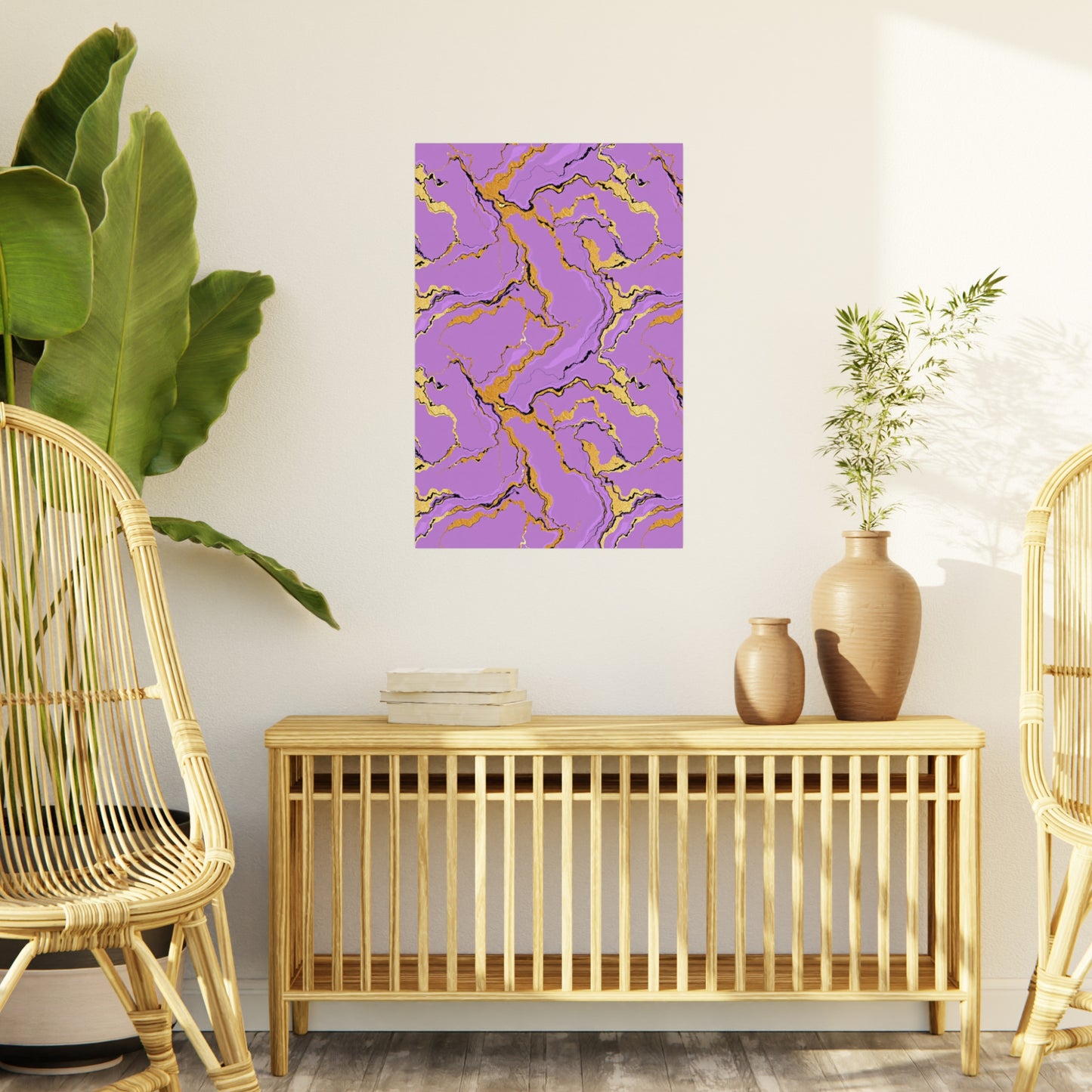 Lavender Marble Foam Board Decor, Stylish Wall Art, Home Office Decor, Unique Gift, Art Display Board
