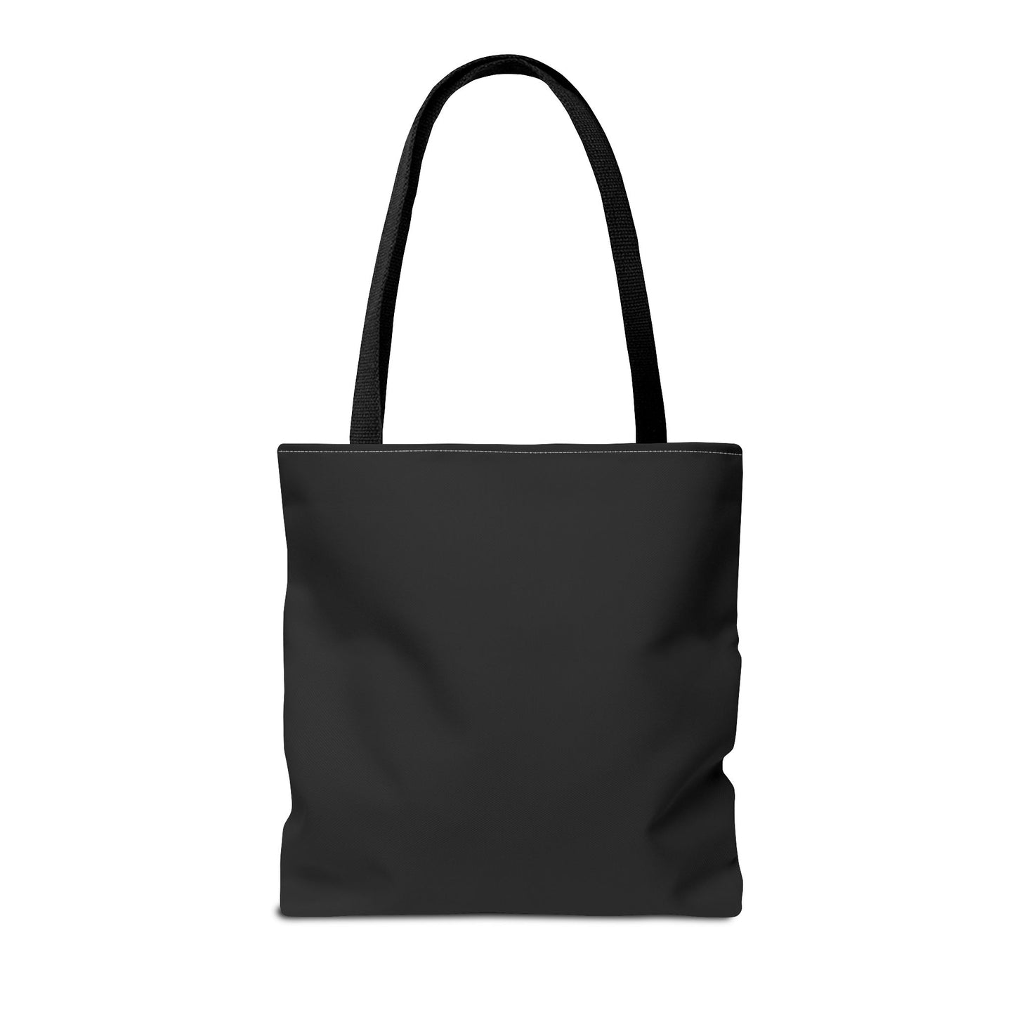 Stylish Black All-Over Print Tote Bag, Eco-Friendly Shopping Bag, Beach Tote, Gift for Her, Everyday Carryall