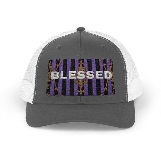 Blessed Snapback Trucker Cap, Casual Hat for Everyday Wear, Perfect Gift for Friends, Outdoor Activities, Spiritual Vibes