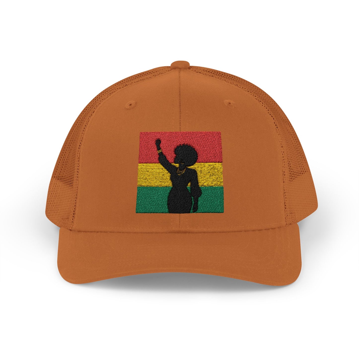 Silhouette Trucker Cap — Juneteenth Colors Snapback