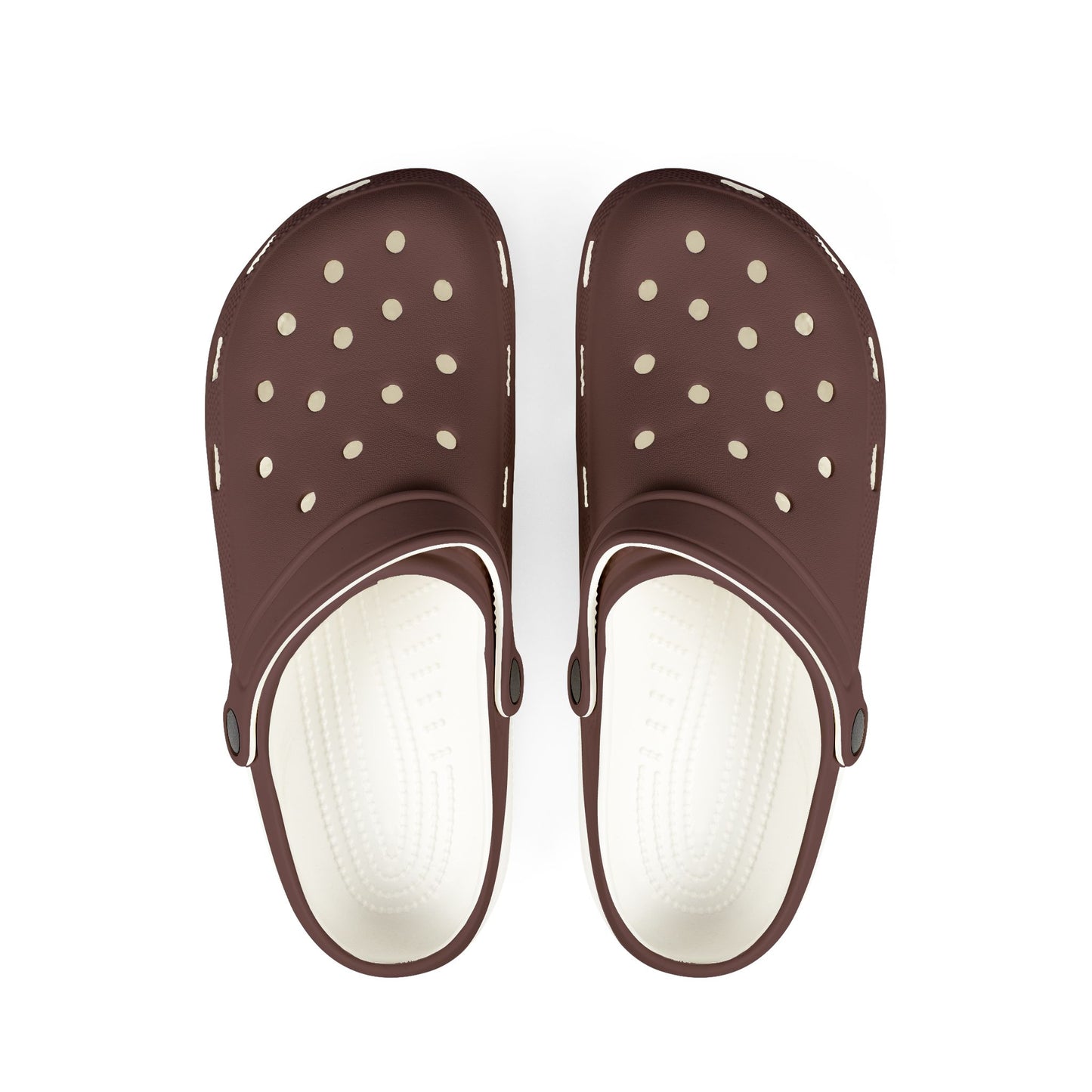 Comfortable Brown Merlot EVA Foam Rubber Shoes for Everyday Wear, Lightweight Slip-On Clogs, Perfect for Gardening, Beach, House
