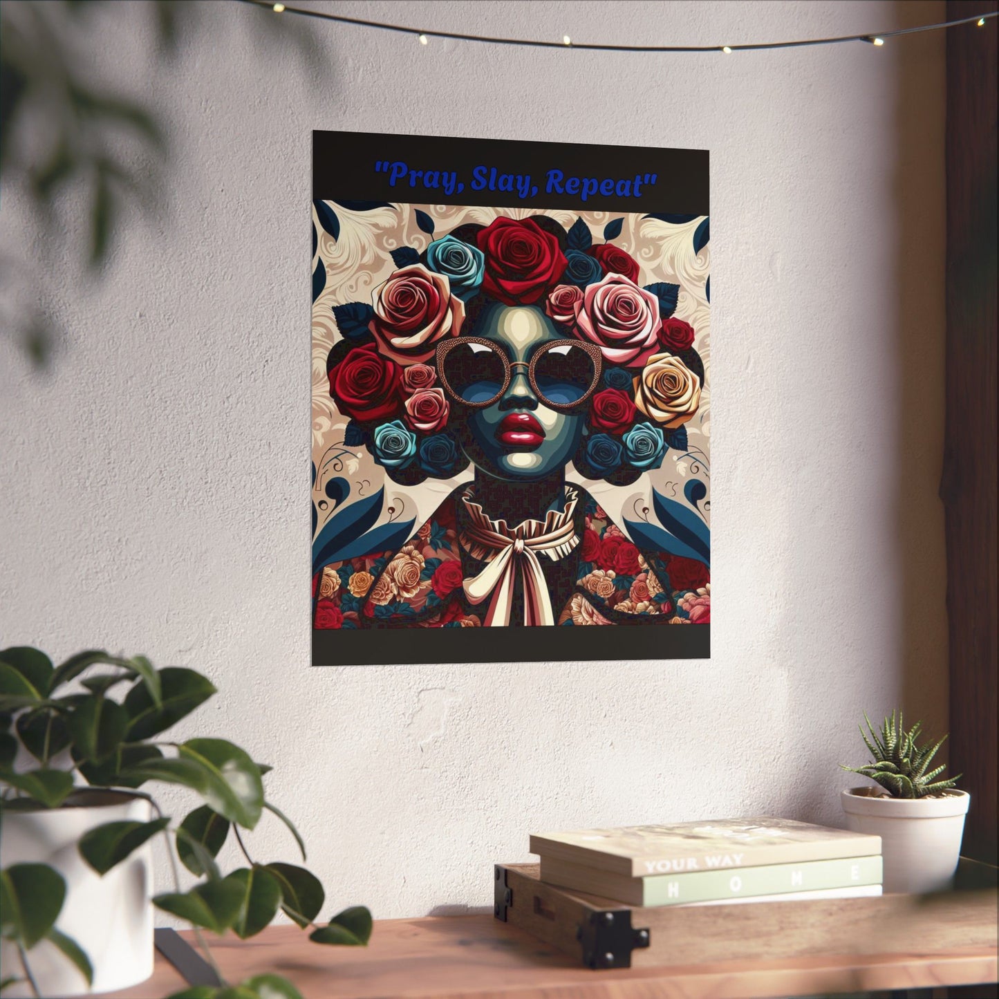 Vertical Poster - "Pray, Slay, Repeat" Matte
