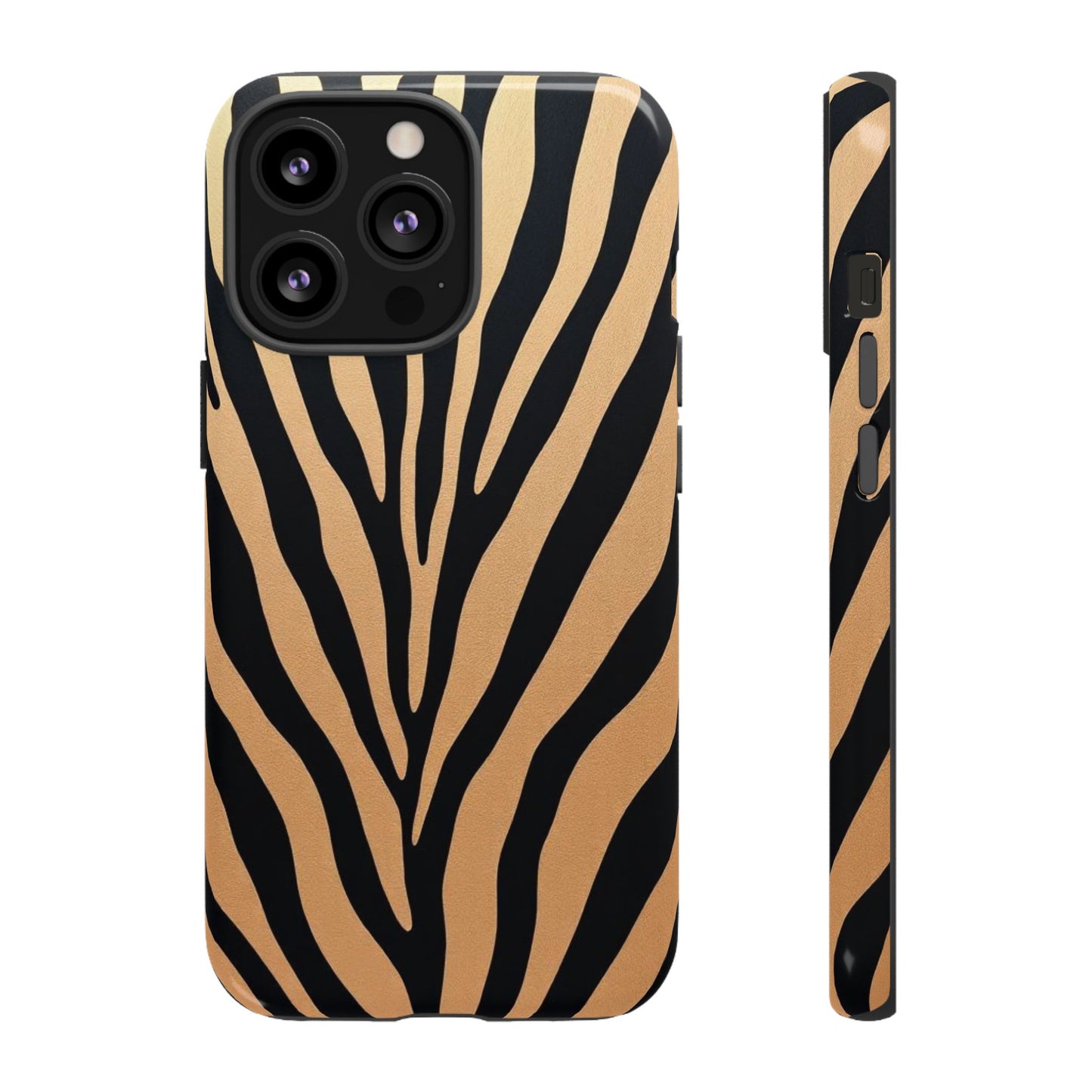 Zebra Print Tough Phone Case