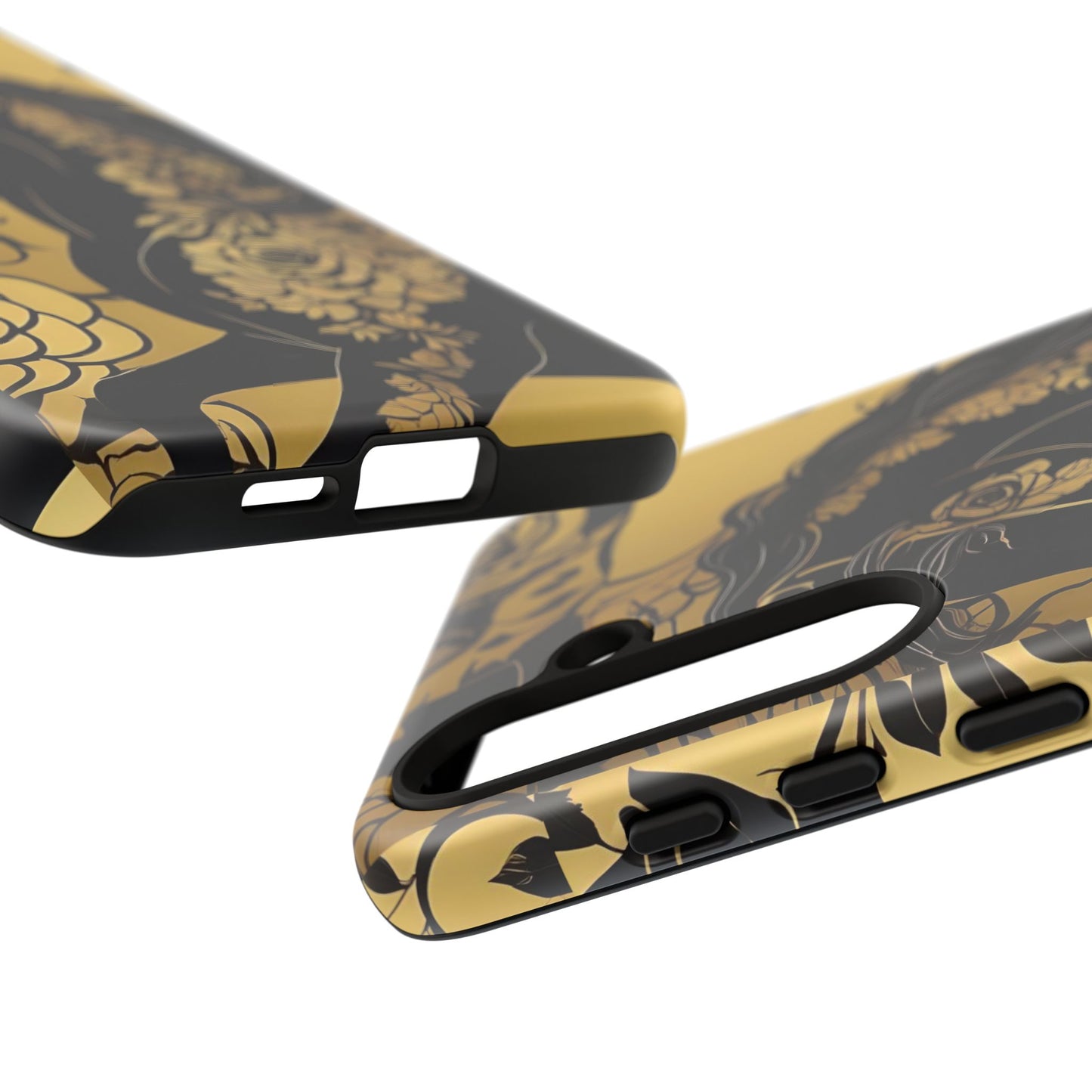 Phone Case - Elegant Horse & Roses Design