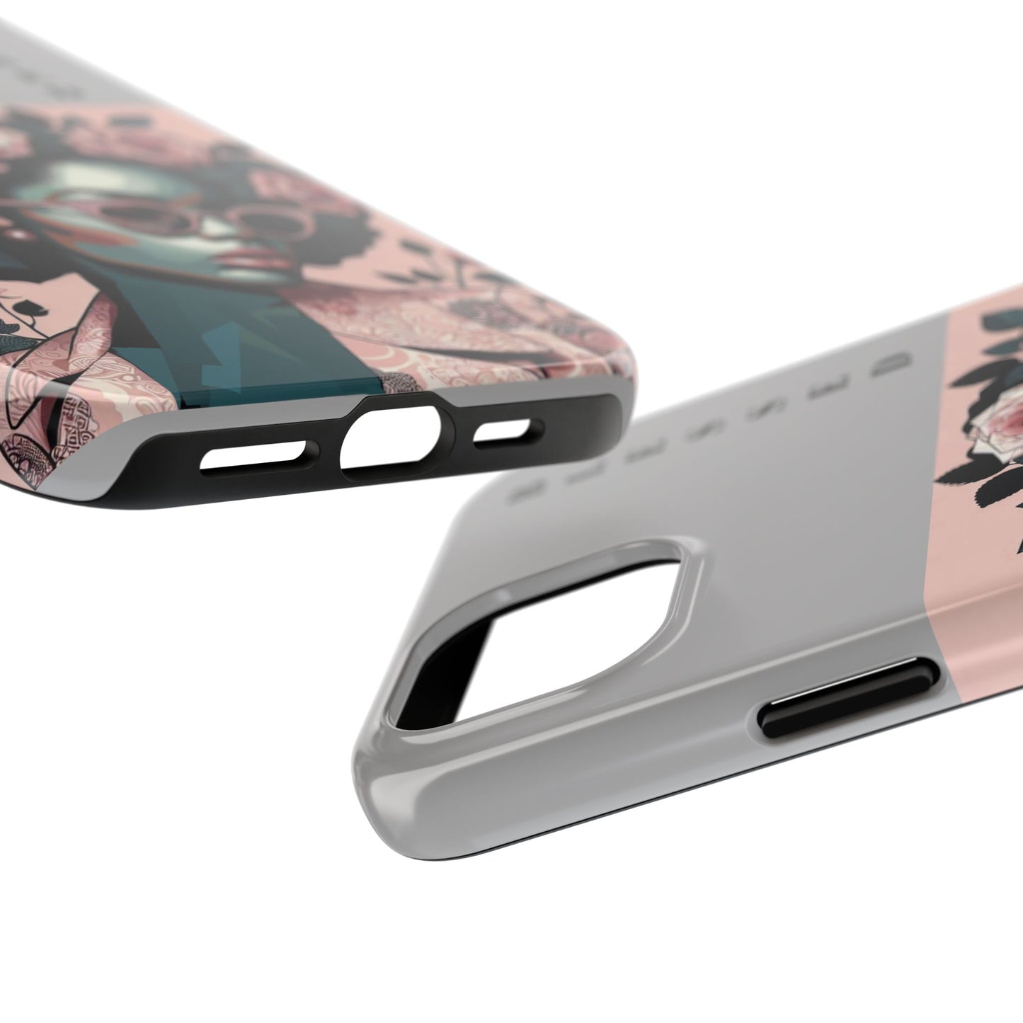 Blessed Floral Tough Phone Cases | Unique Gift for Her, Gift for Mom, Stylish Protection, Birthday Present, Black Girl Art