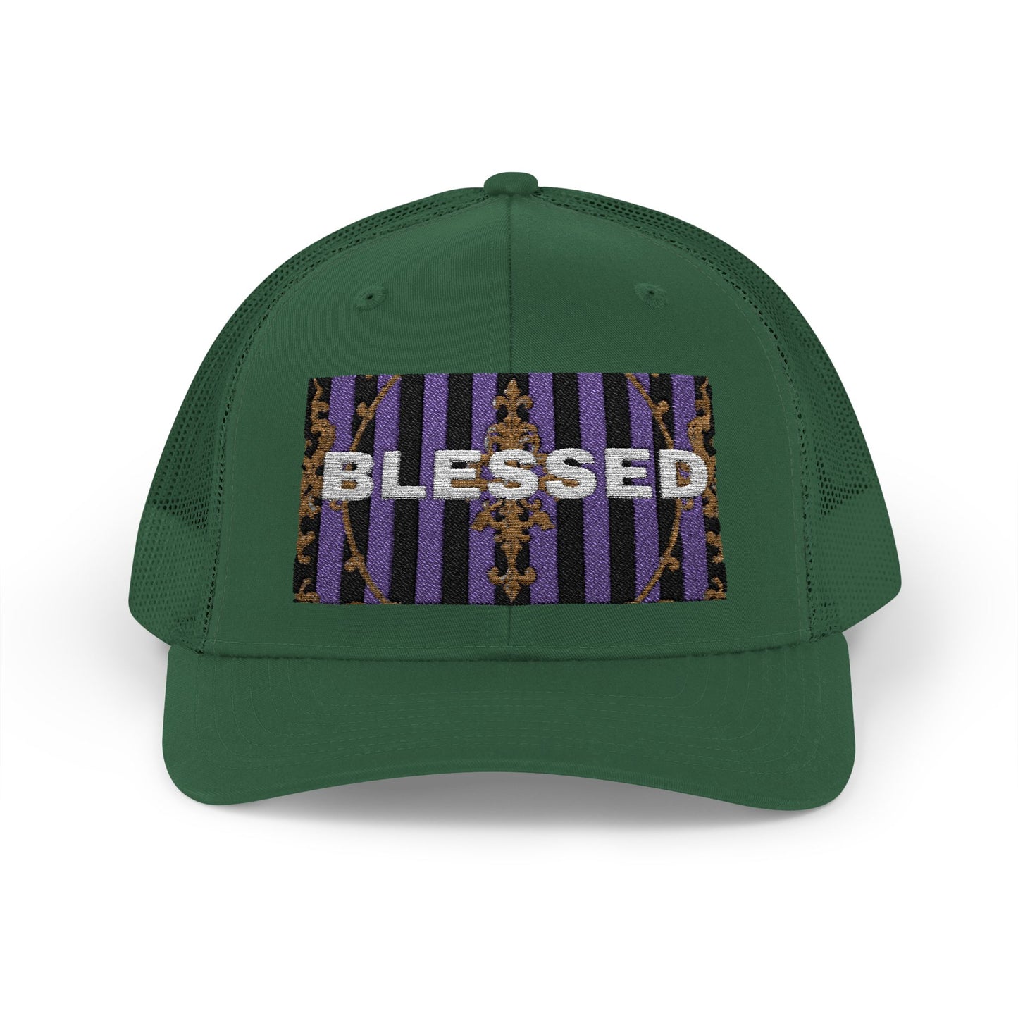 Blessed Snapback Trucker Cap, Casual Hat for Everyday Wear, Perfect Gift for Friends, Outdoor Activities, Spiritual Vibes