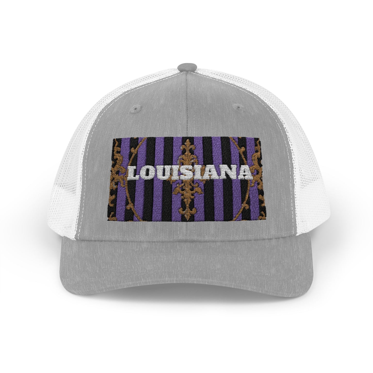 Louisiana Pride Snapback Trucker Cap | Festival Hat, Outdoor Accessory, Summer Style, Unique Gift for Travelers, Sports Enthusiasts