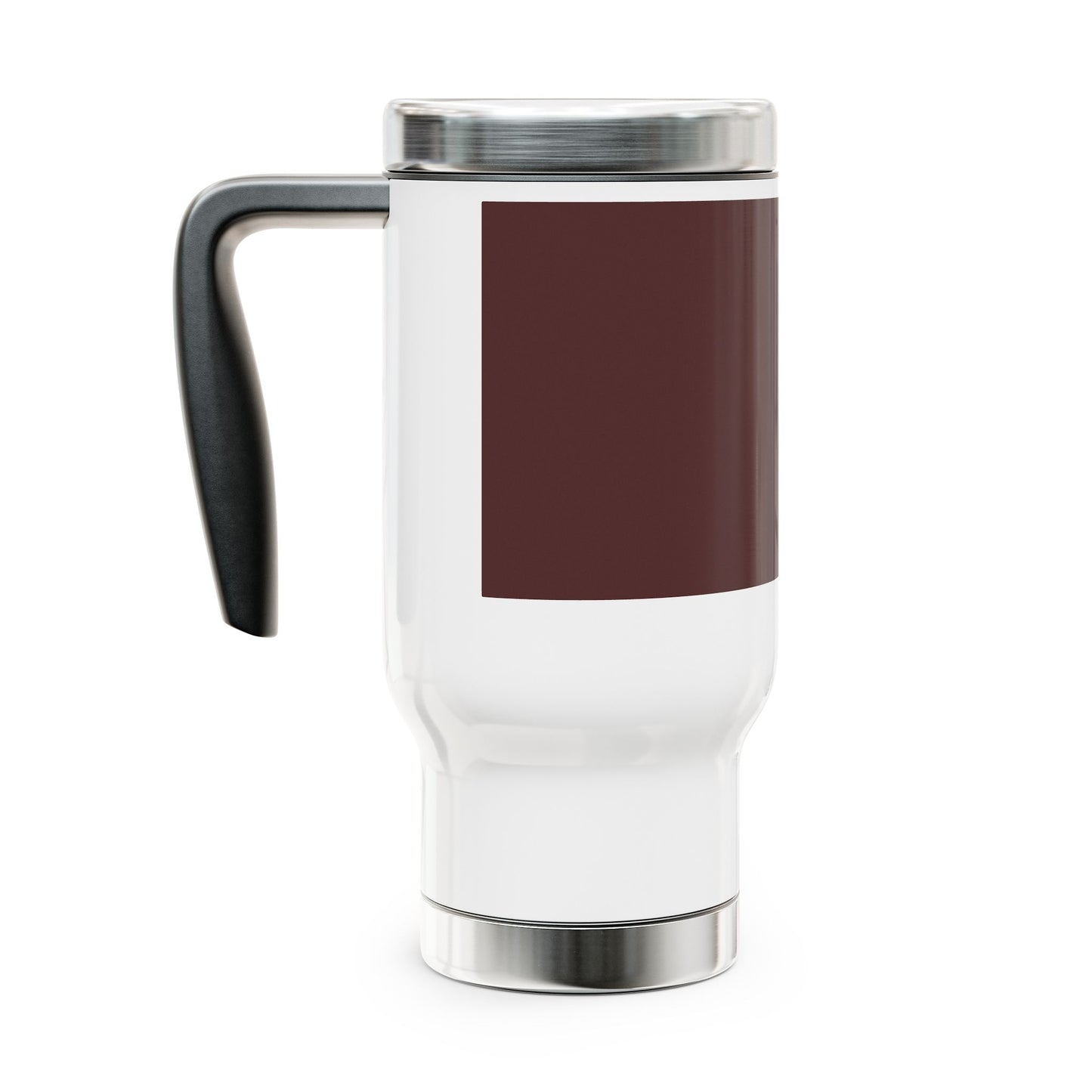 Stainless Steel Brown Merlot Travel Mug, Travel Cup, Insulated Coffee Mug, Personalized Travel Tumblers, Holiday Gift, Camping Mug