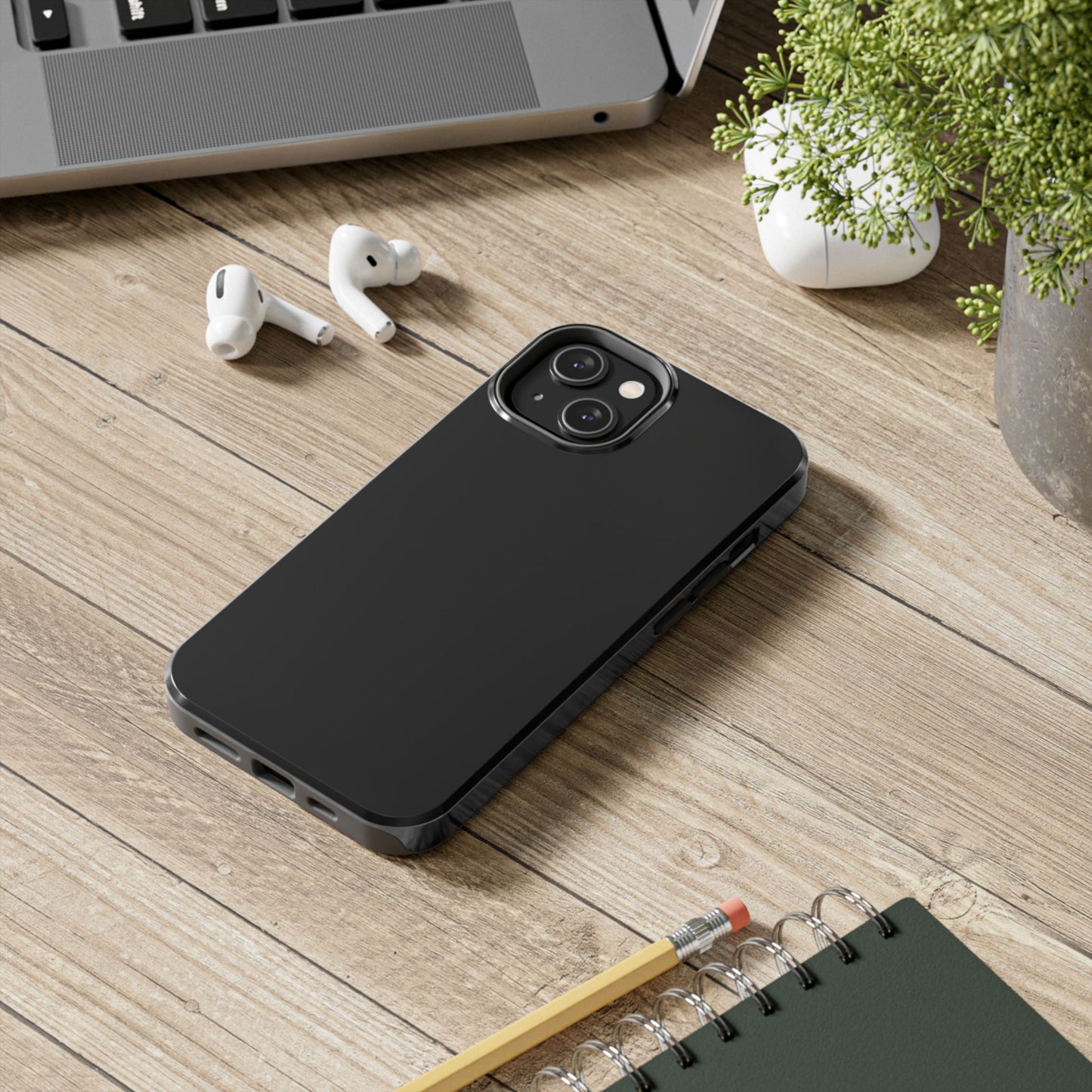 Durable Black Tough Phone Cases, Heavy-Duty Cell Phone Cover, Personalized Tech Protection, Gift for Him or Her, Everyday Protection