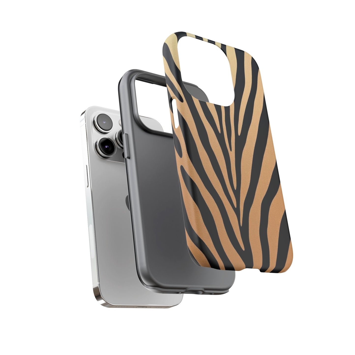Zebra Print Tough Phone Case