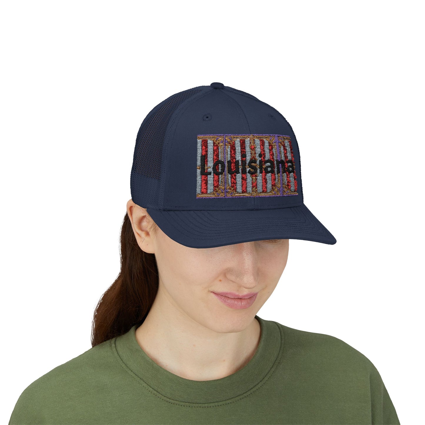 Louisiana Snapback Trucker Cap