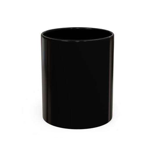 Stylish Black Accent Coffee Mug for Home or Office | Perfect Gift for Coffee Lovers, Unique Black Mug, Customizable Drinkware