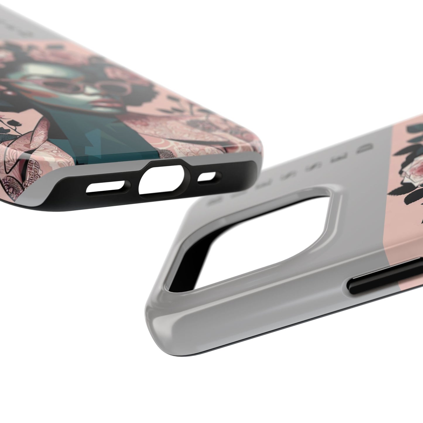 Blessed Floral Tough Phone Cases | Unique Gift for Her, Gift for Mom, Stylish Protection, Birthday Present, Black Girl Art