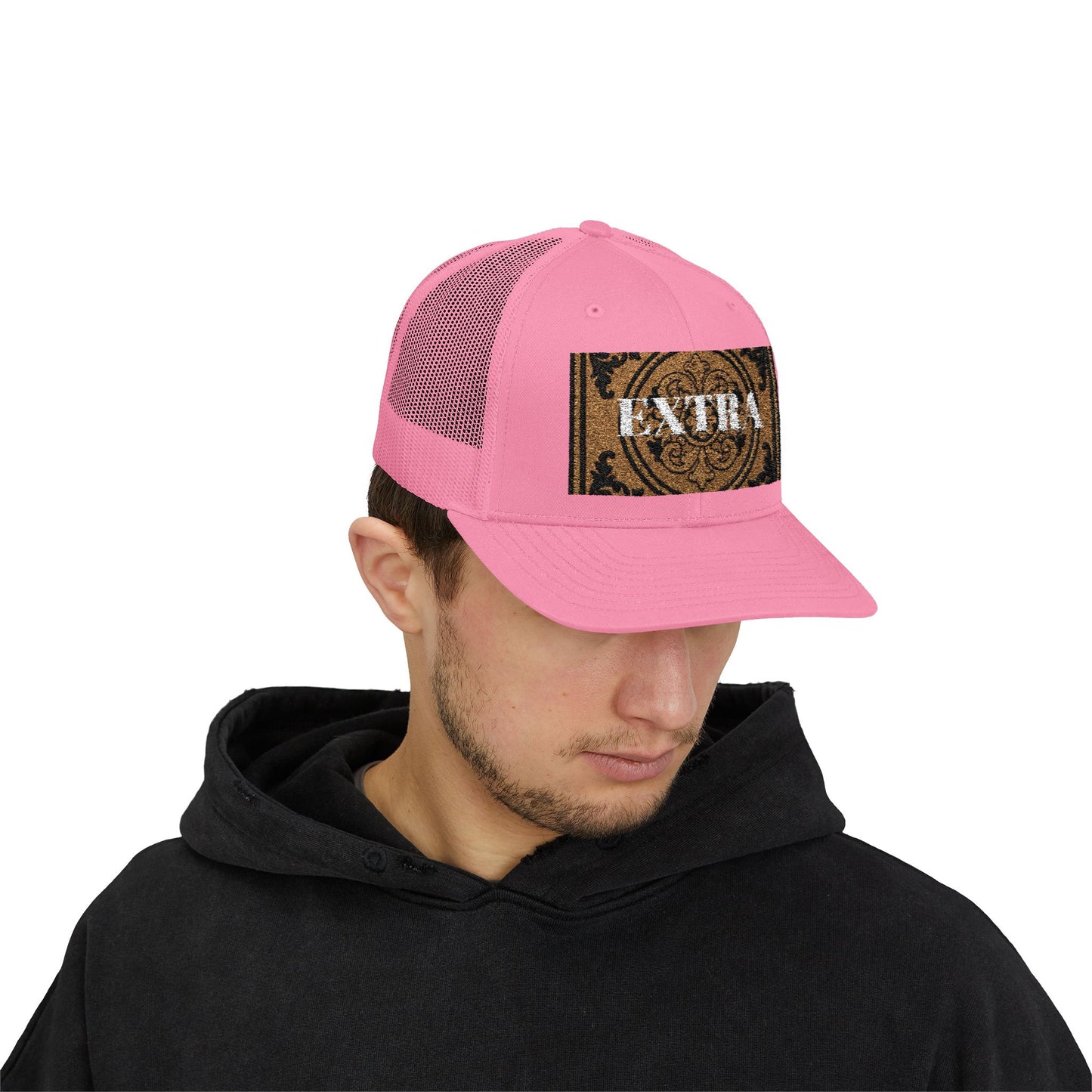 Stylish Extra Baroque Trucker Cap with Vintage Design - Perfect for Casual Outings, Summer Festivals, and Gift Giving, Fashion Hat, Trendy Headwear