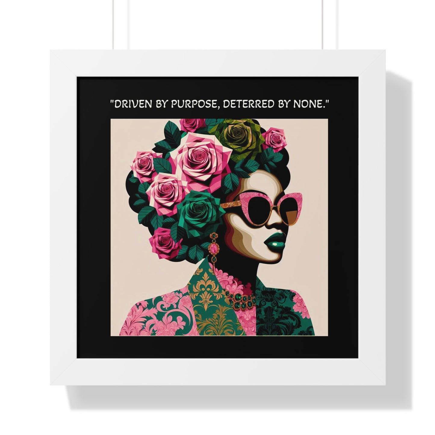 Vertical Poster - 'DRIVEN BY PURPOSE' Wall Art