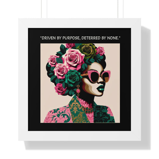 Vertical Poster - 'DRIVEN BY PURPOSE' Wall Art