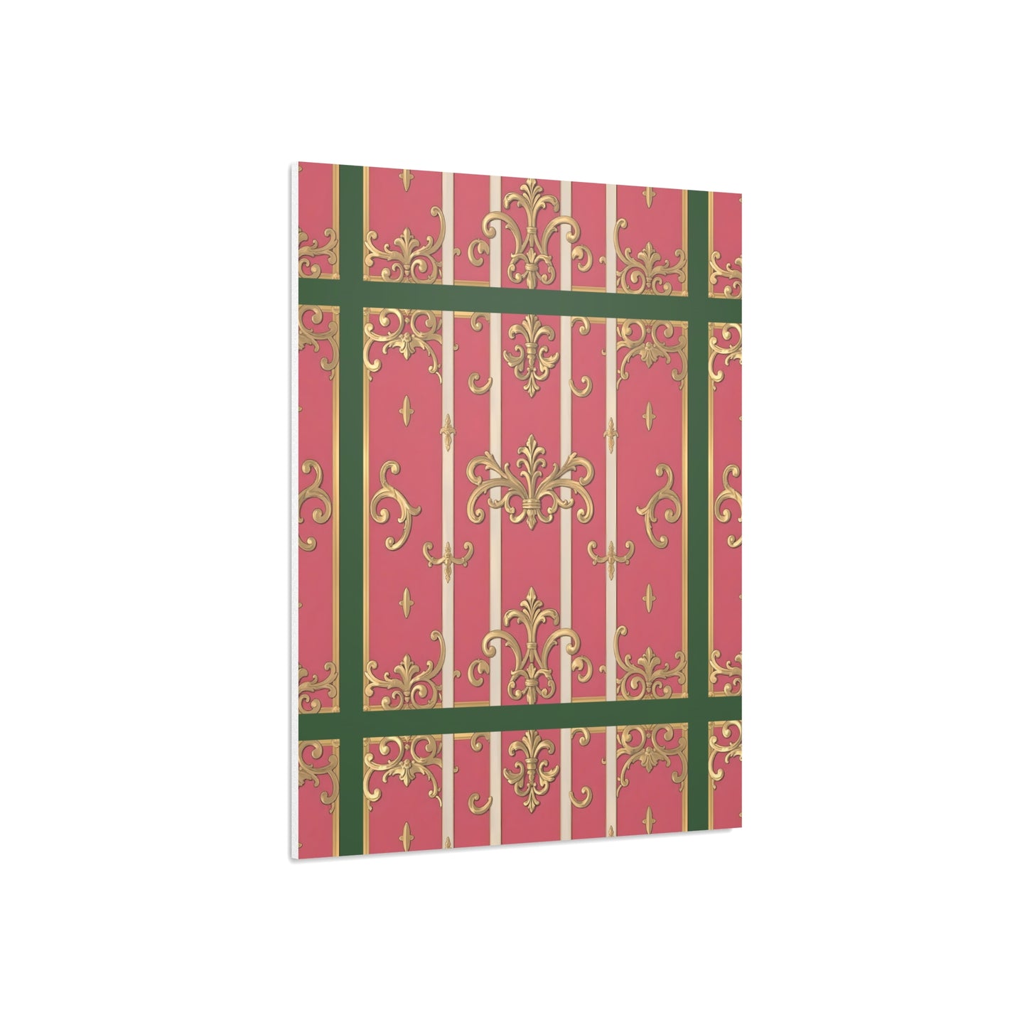 Elegant Green Border Pink & Gold Foam Board Decor - Party Backdrop, Art Display, Home Decor, Event Decoration, Wall Art