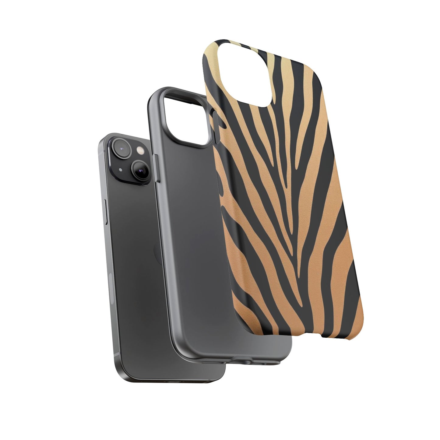 Zebra Print Tough Phone Case