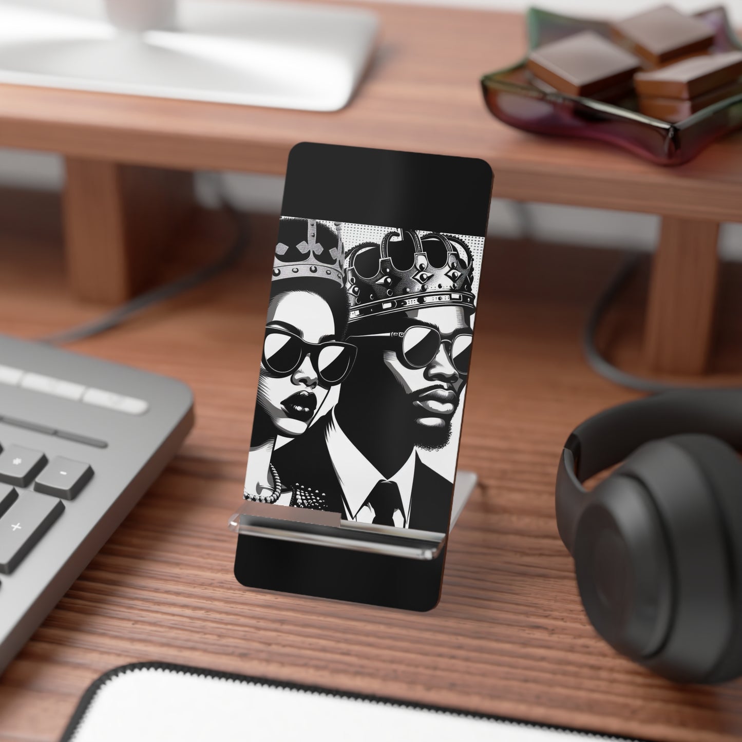 Stylish Smartphone Display Stand, Perfect Gift for Tech Lovers, Desk Accessory, Modern Home Decor, Desk Organization