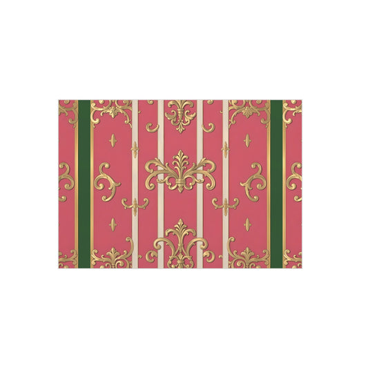 Elegant Green Border Pink & Gold Foam Board Decor - Party Backdrop, Art Display, Home Decor, Event Decoration, Wall Art