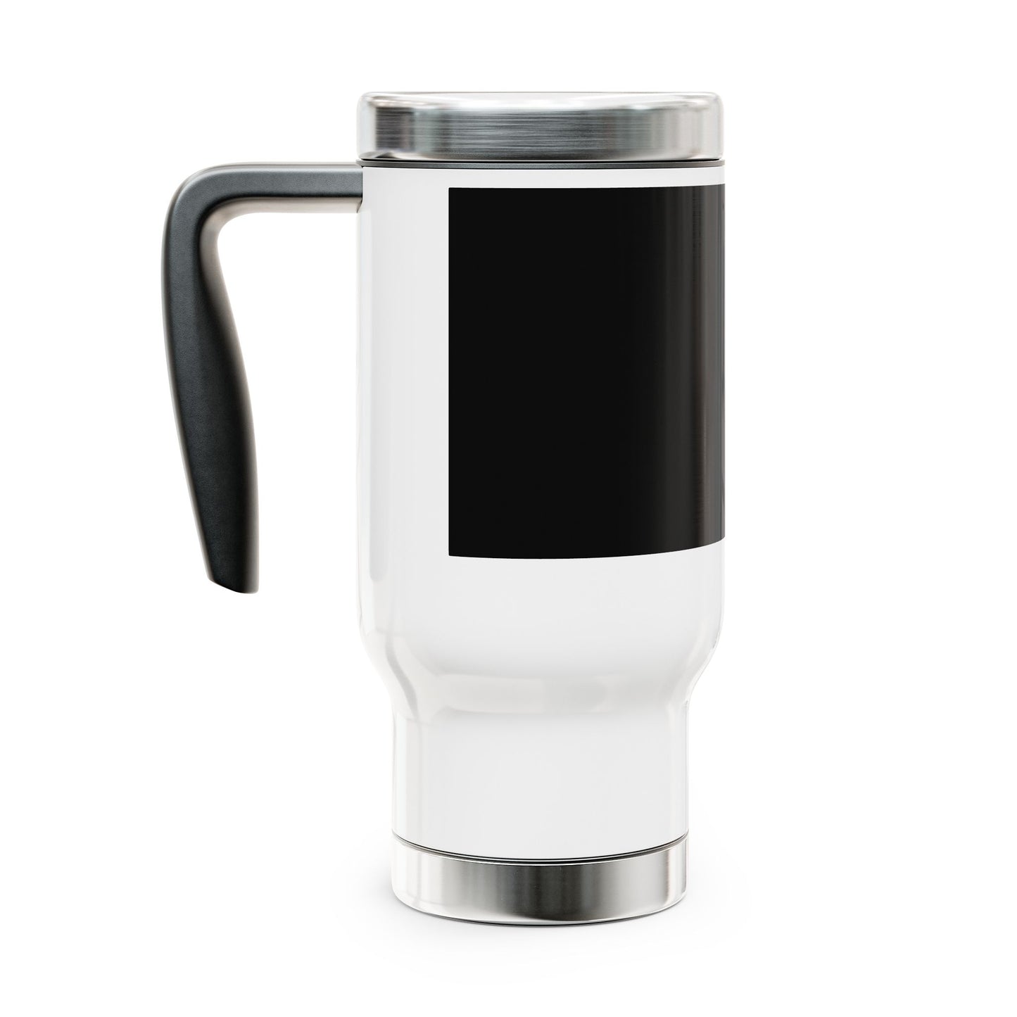 Personalized Black Stainless Steel Travel Mug - 14oz Insulated Coffee Cup with Handle, Perfect for Daily Commutes, Gifts for Coffee Lovers, [...]