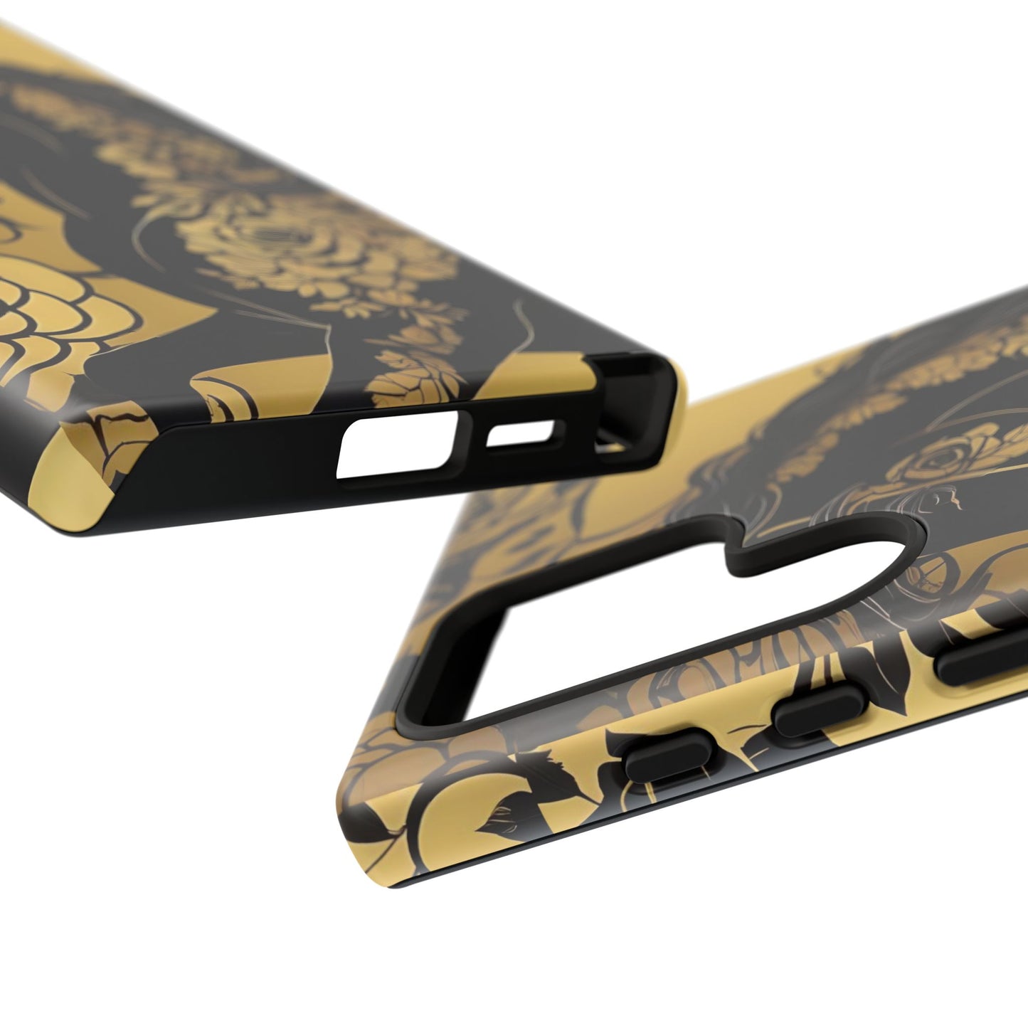 Phone Case - Elegant Horse & Roses Design