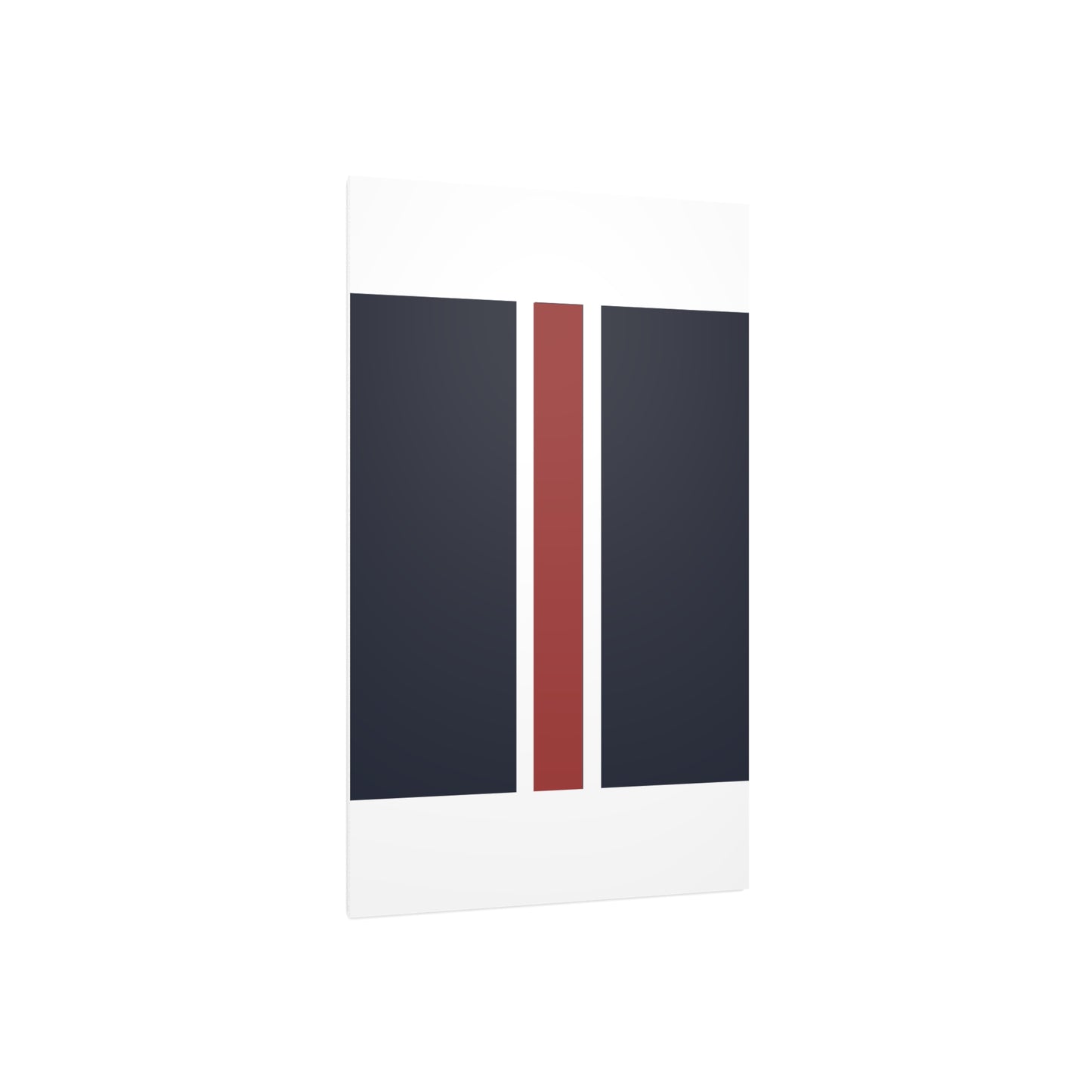 Lunar Midnight & Red-White Striped Stylish Foam Board Decor, Modern Wall Art, Home Office Decoration, Customizable Display Board