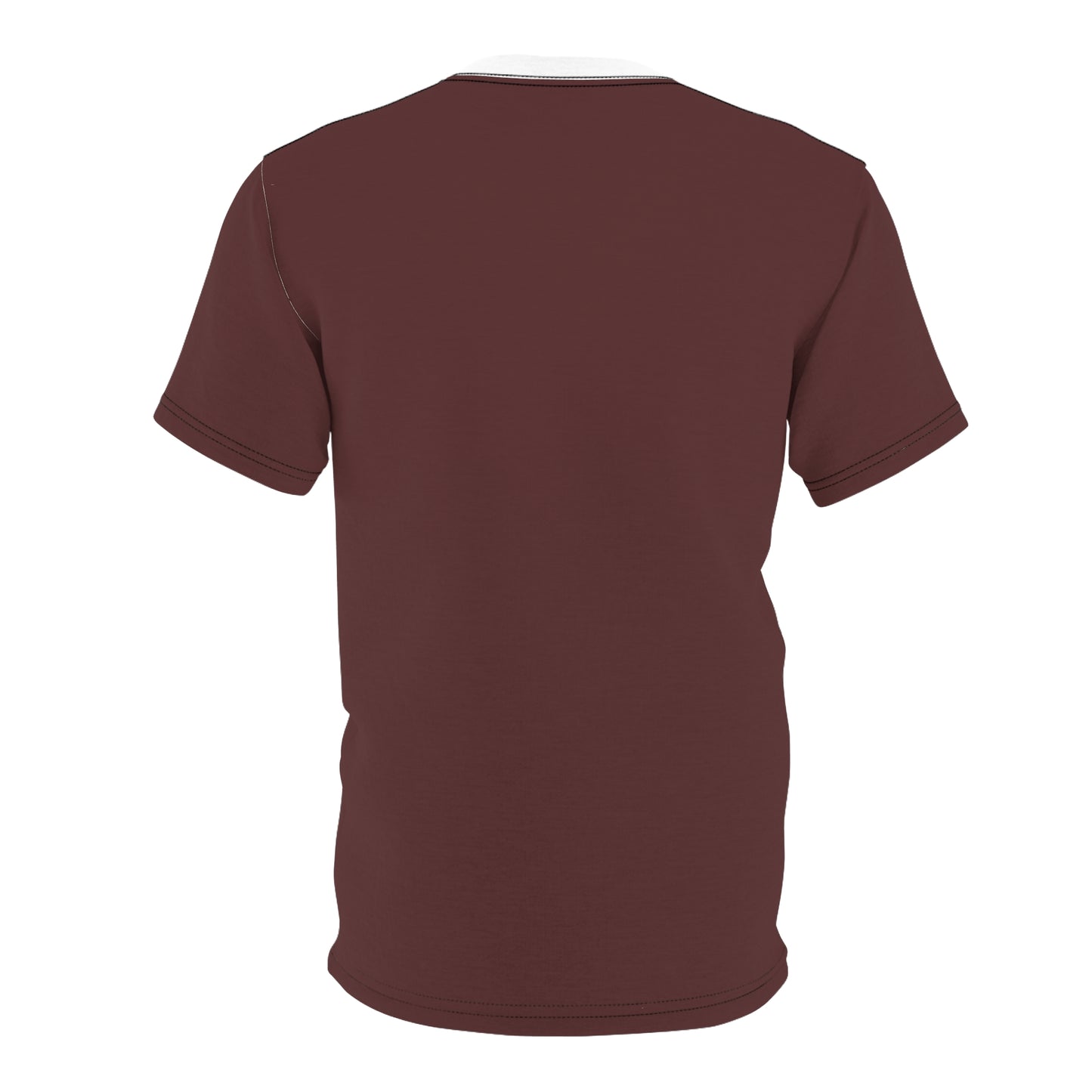 Trendy Brown Merlot (White Collar) Unisex Tee: Casual Comfort for Everyday Adventures, Gift for Him/Her, Graphic Tee, Gift Idea for Birthdays
