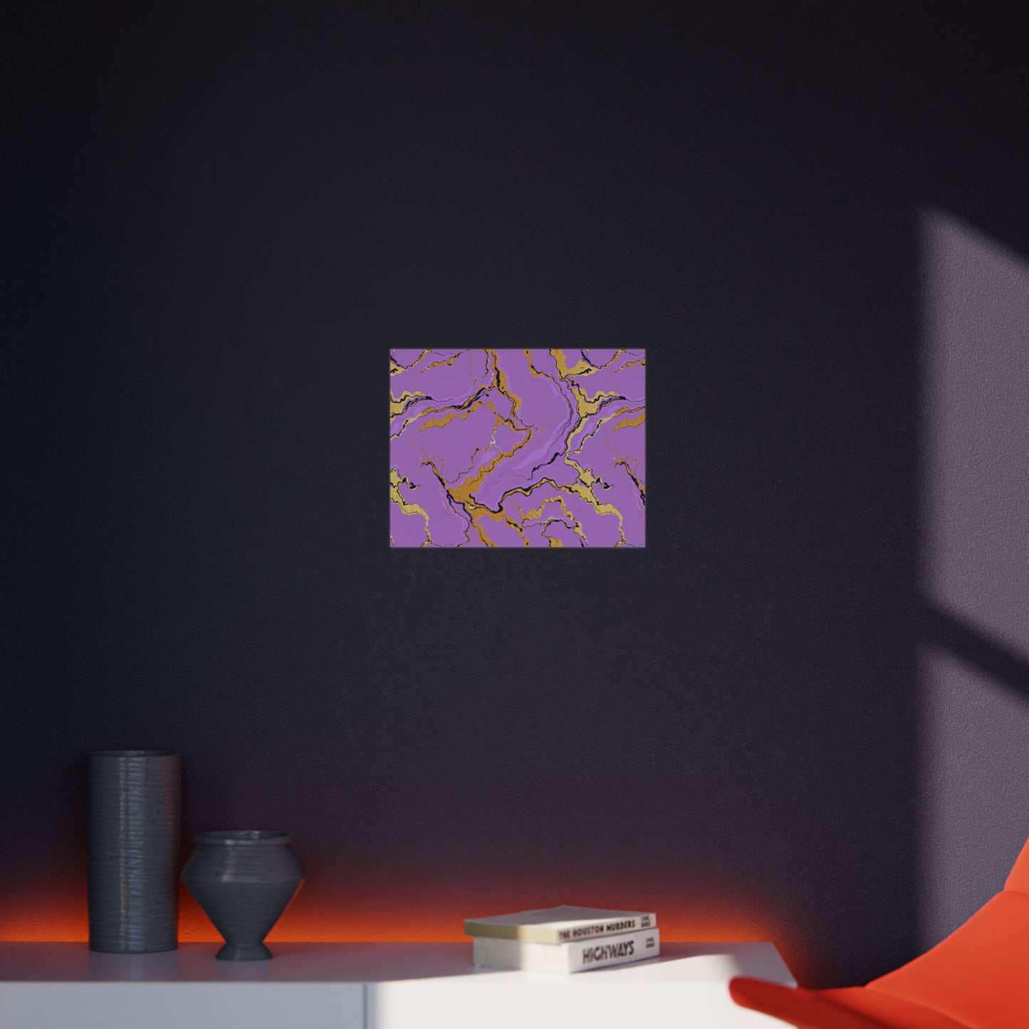 Lavender Marble Foam Board Decor, Stylish Wall Art, Home Office Decor, Unique Gift, Art Display Board